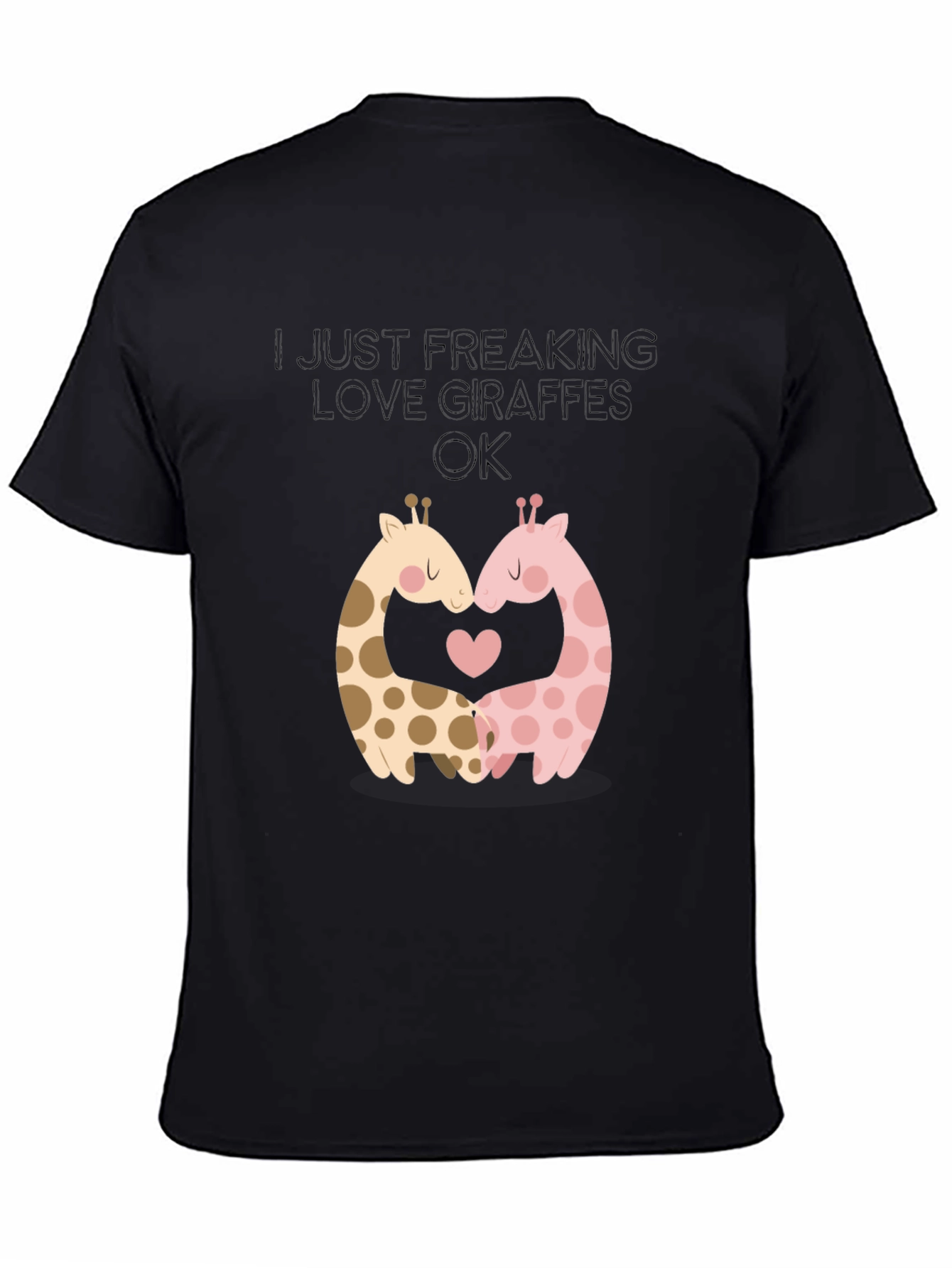 I Love Giraffes Graphic T-Shirt