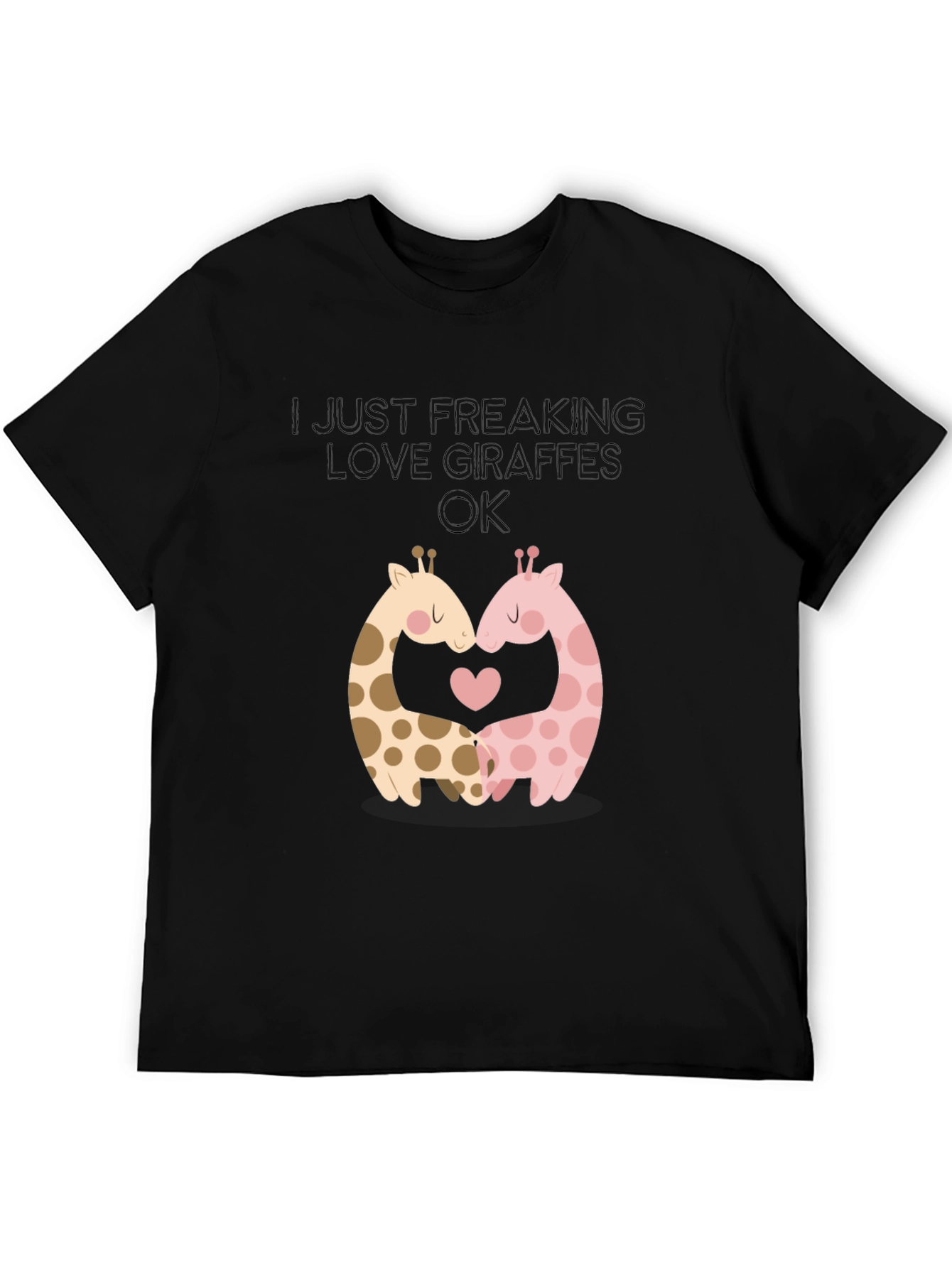 I Love Giraffes Graphic T-Shirt
