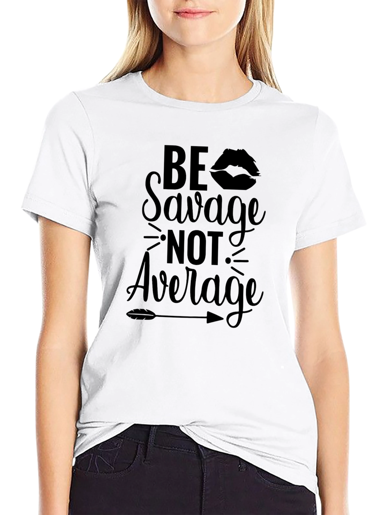 Be Savage Graphic Tee - Stylish Black T-Shirt