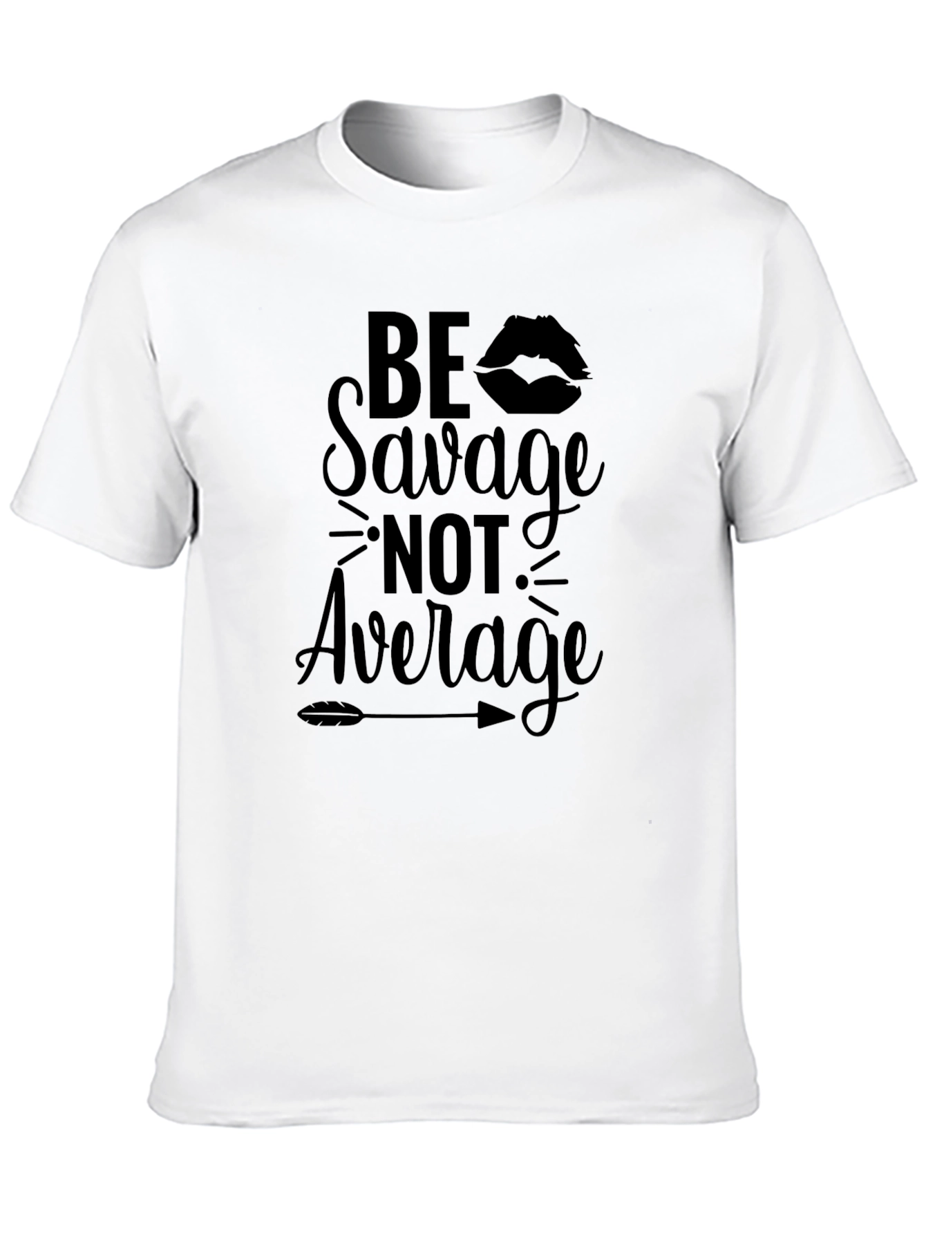 Be Savage Graphic Tee - Stylish Black T-Shirt