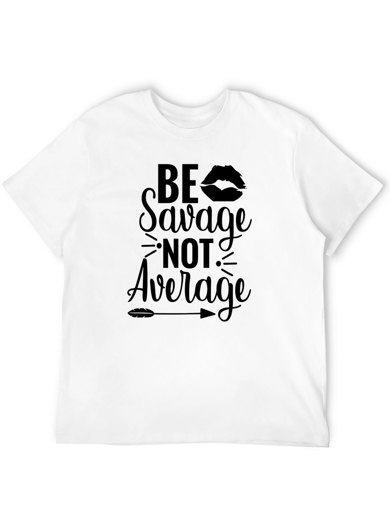 Be Savage Graphic Tee - Stylish Black T-Shirt