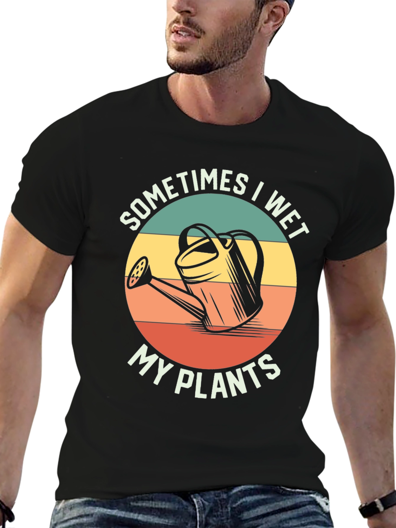 Funny Gardening T-Shirt - Sometimes I Wet My Plants
