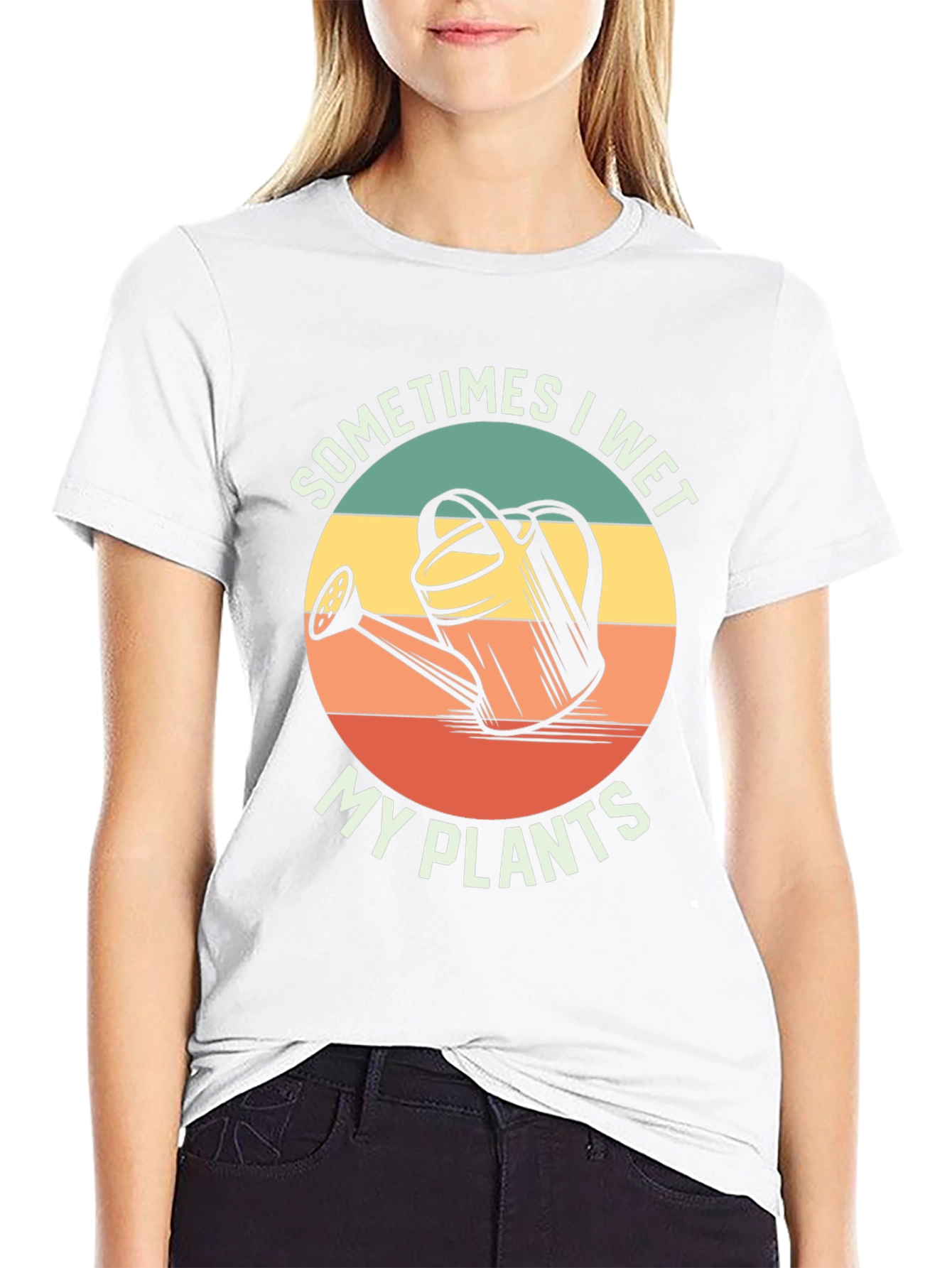 Funny Gardening T-Shirt - Sometimes I Wet My Plants