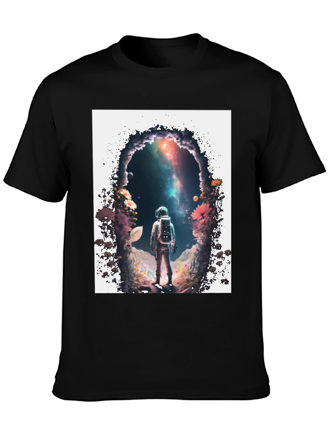 Astronaut Portal Graphic T-Shirt