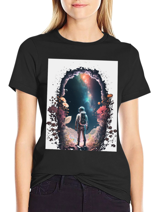 Astronaut Portal Graphic T-Shirt
