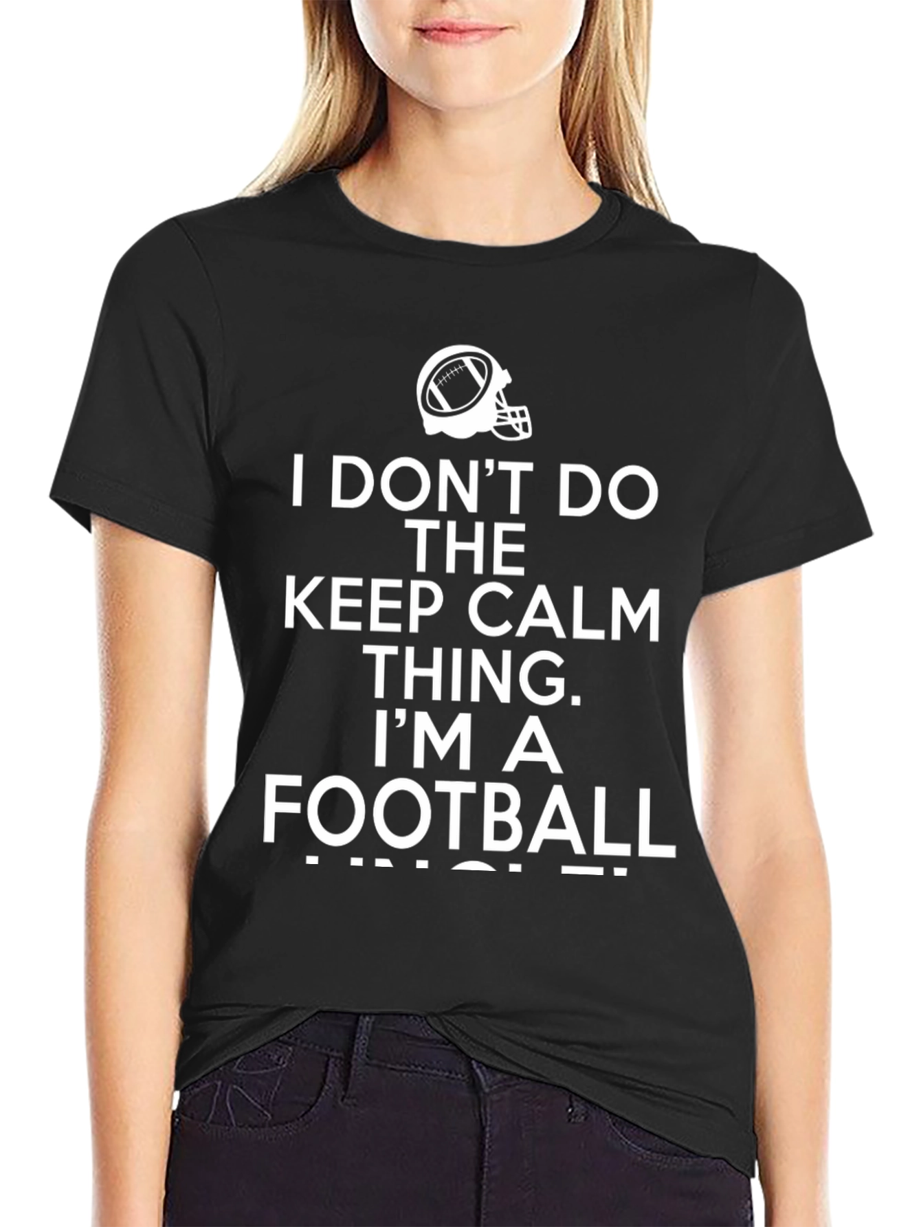 Football Fan T-Shirt - I Dont Do Keep Calm