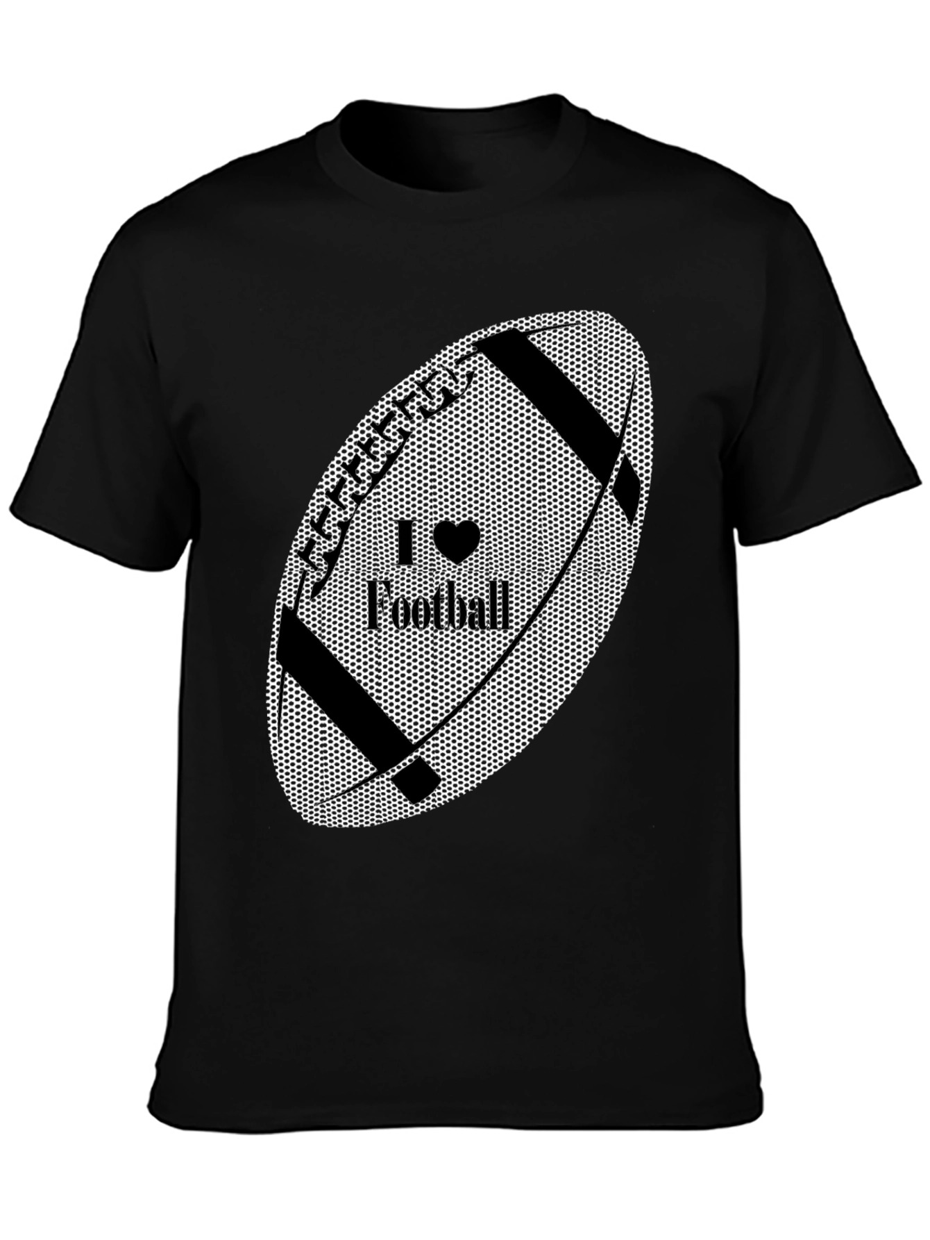 I Love Football Graphic Tee