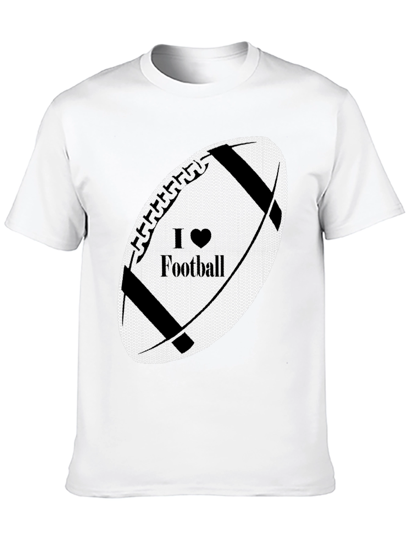I Love Football Graphic Tee