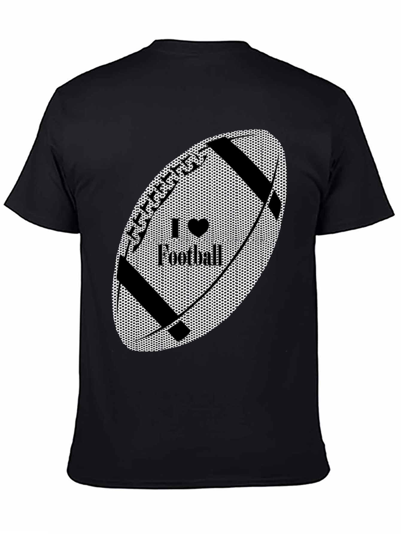 I Love Football Graphic Tee