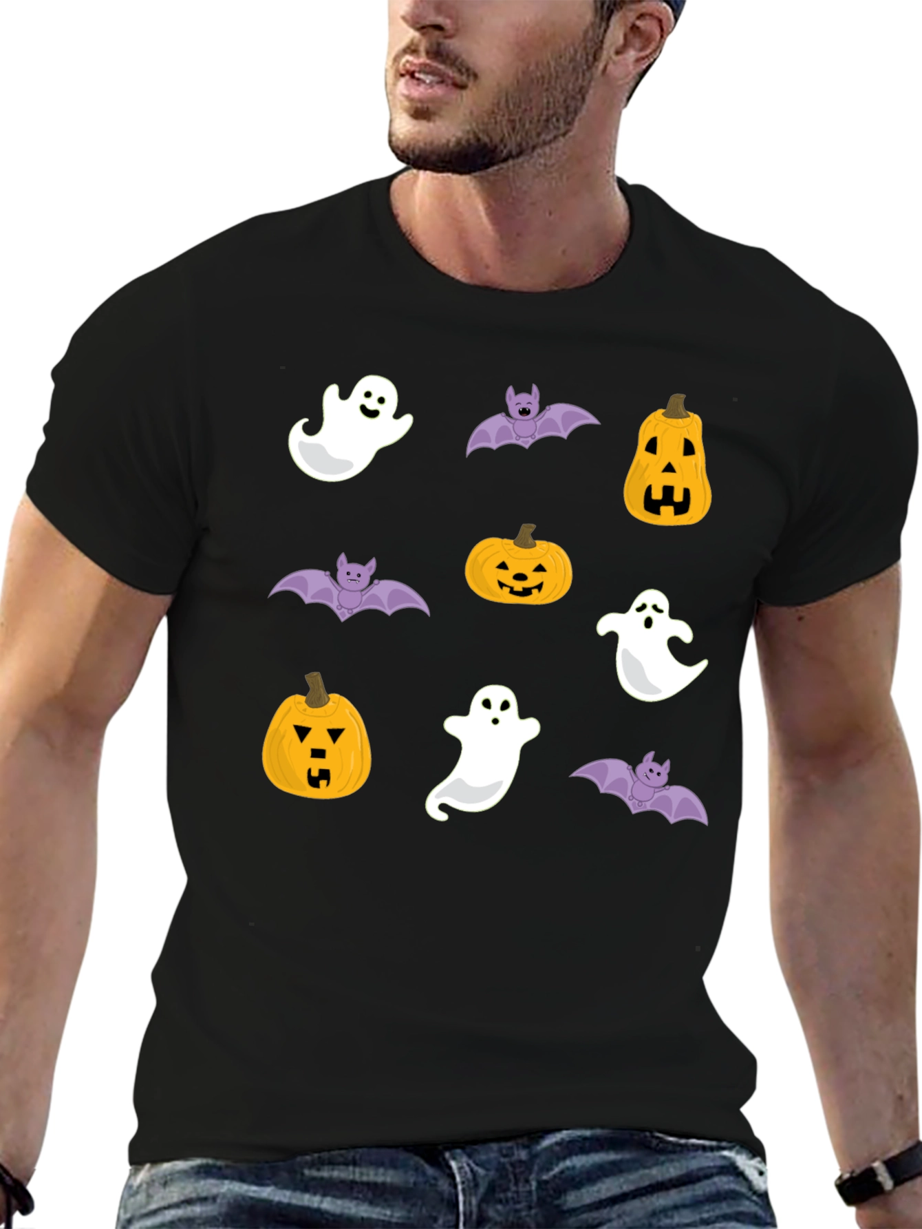 Spooky Halloween Print T-Shirt