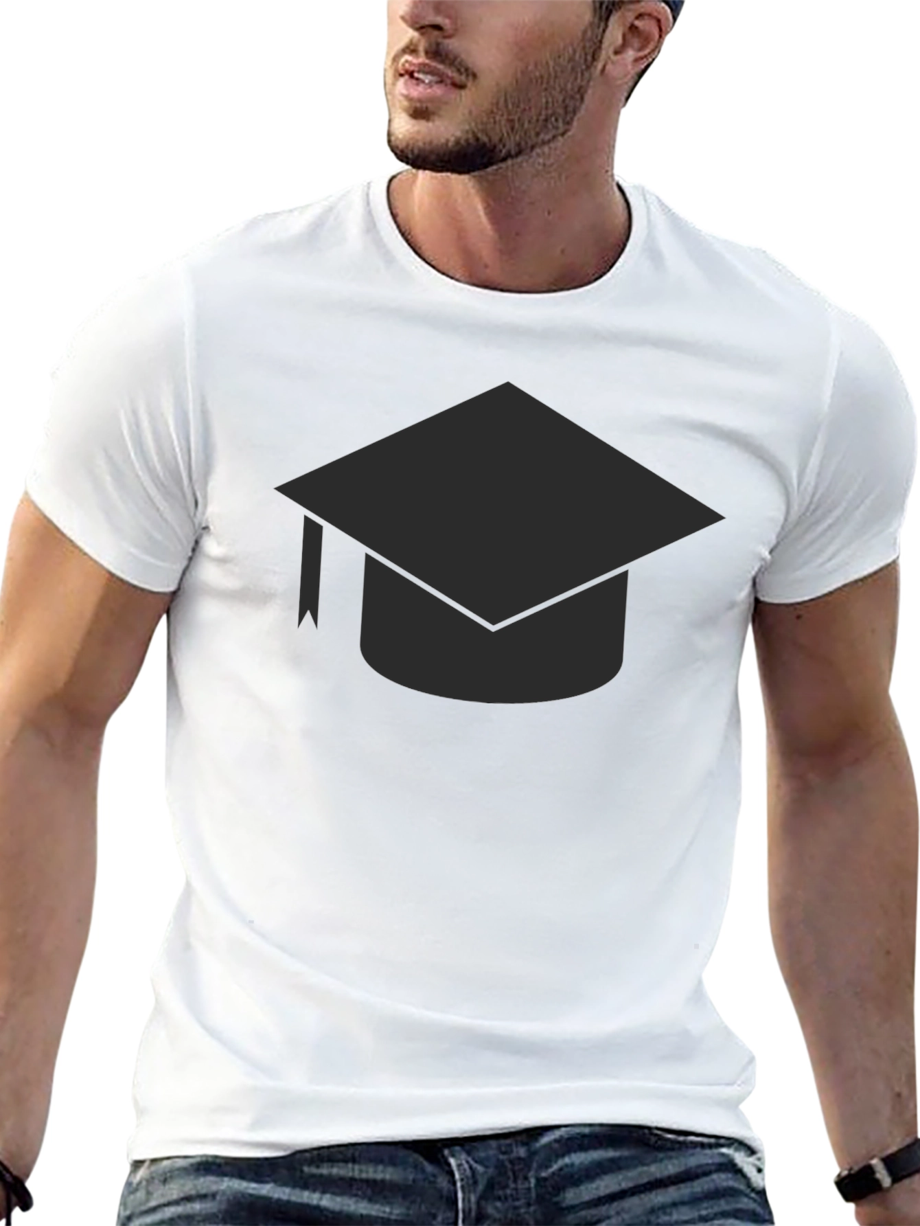 Graduation Cap Graphic T-Shirt - Celebrate Success!