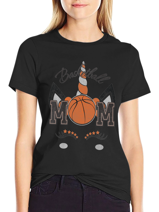 Basketball Mom Unicorn T-Shirt