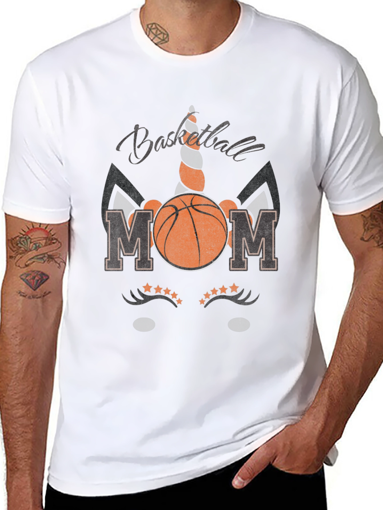Basketball Mom Unicorn T-Shirt
