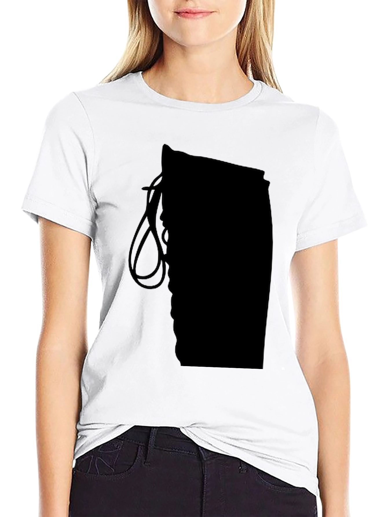 Mens Black Graphic Tee
