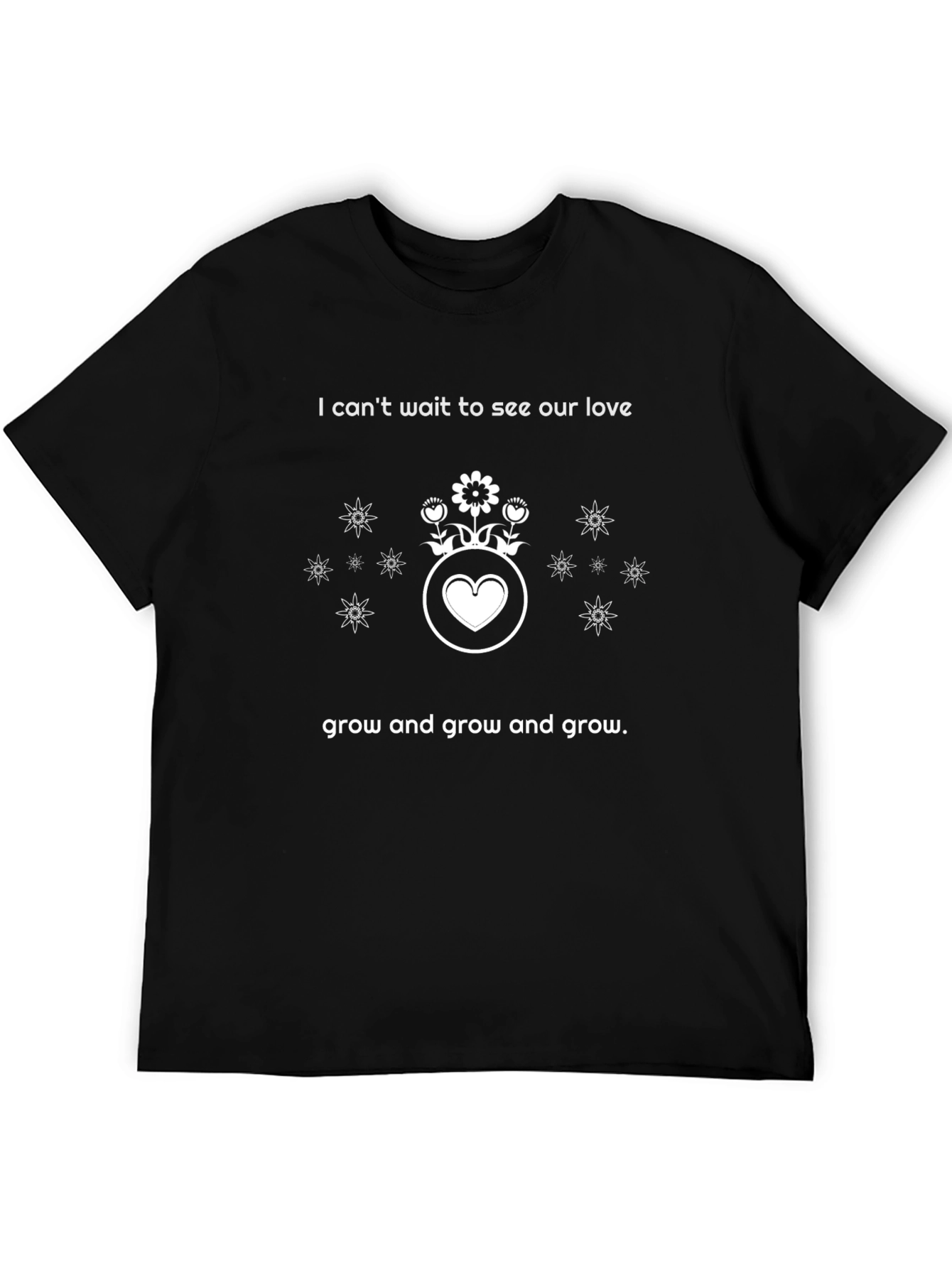 Love Grows Black T-Shirt