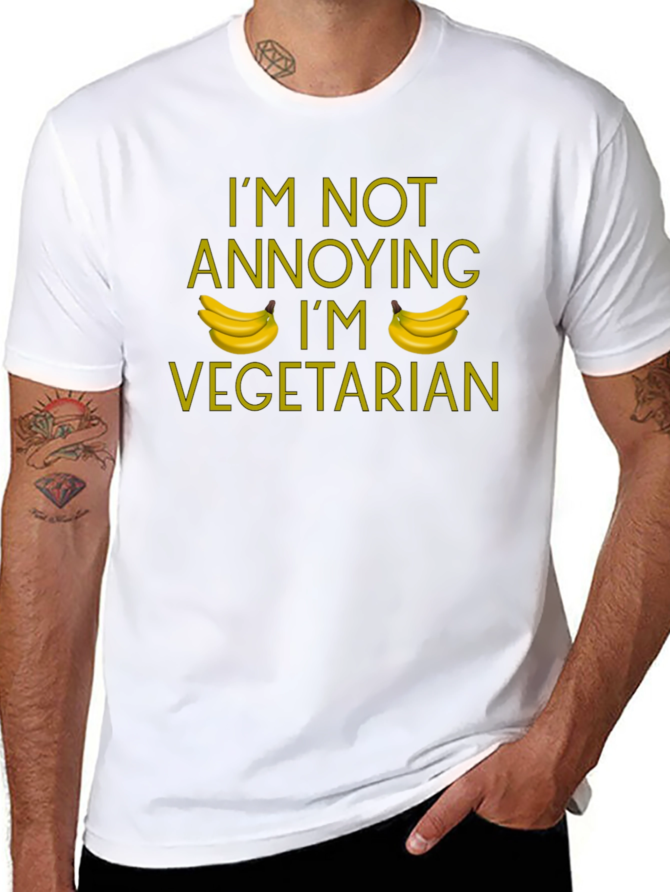 Vegetarian Banana Graphic Tee