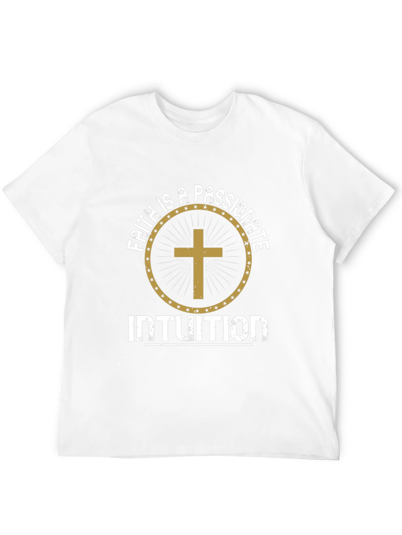 Faith is a Passionate Intuition Black T-Shirt