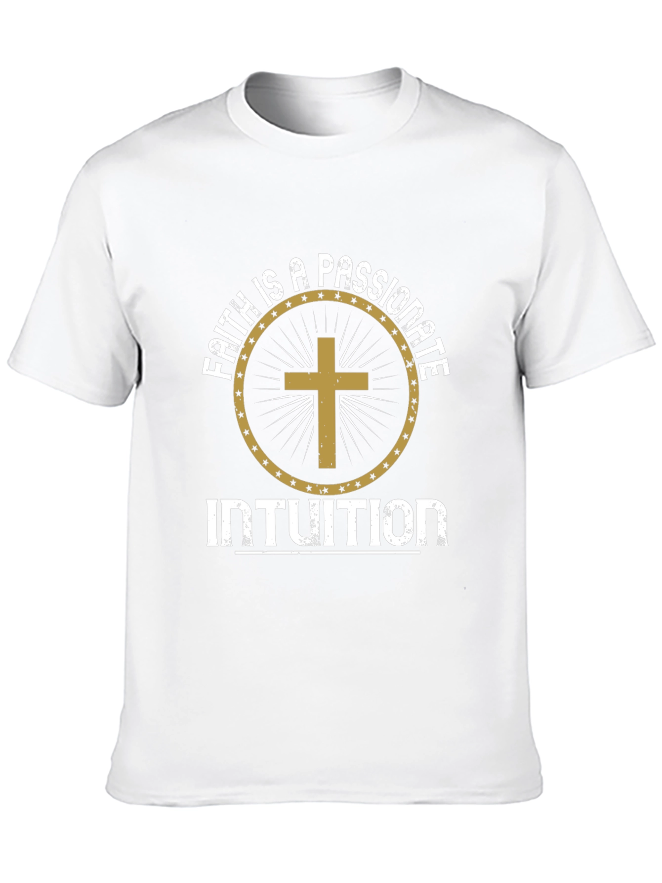 Faith is a Passionate Intuition Black T-Shirt