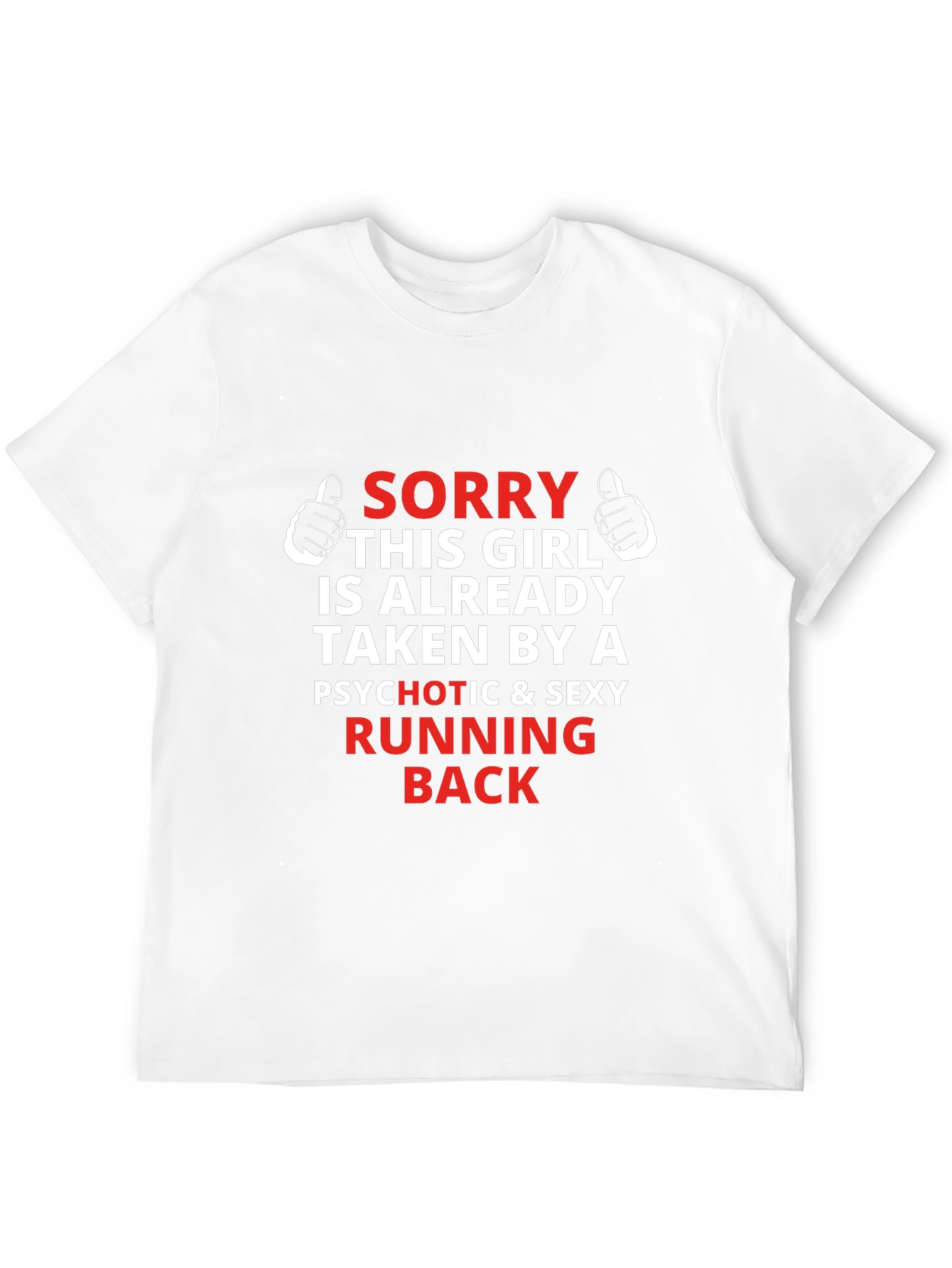 Funny Running Back Graphic Tee