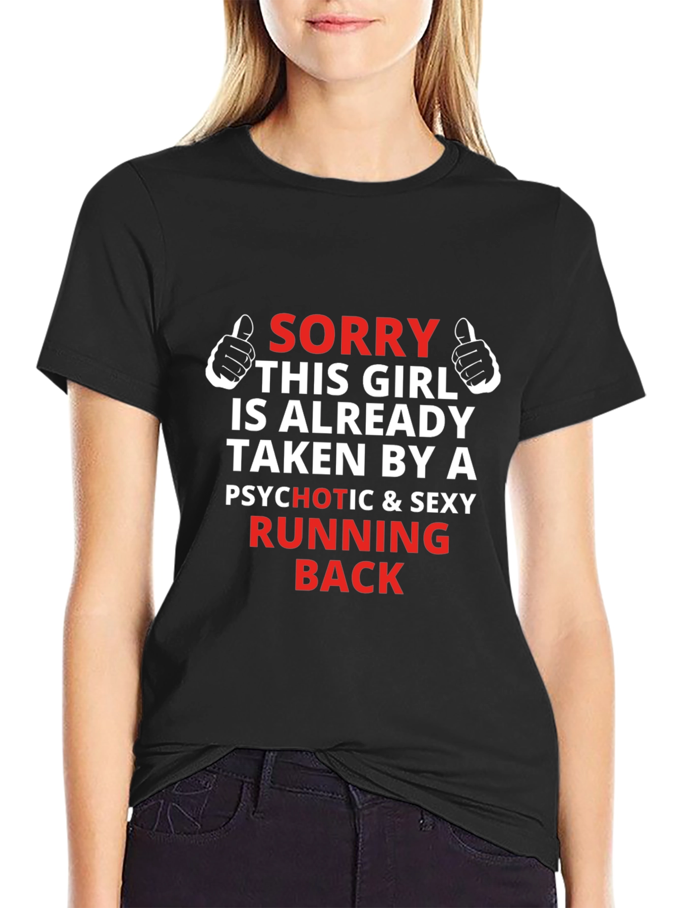 Funny Running Back Graphic Tee
