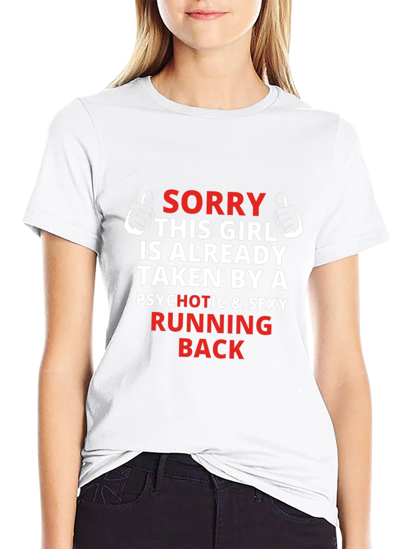 Funny Running Back Graphic Tee