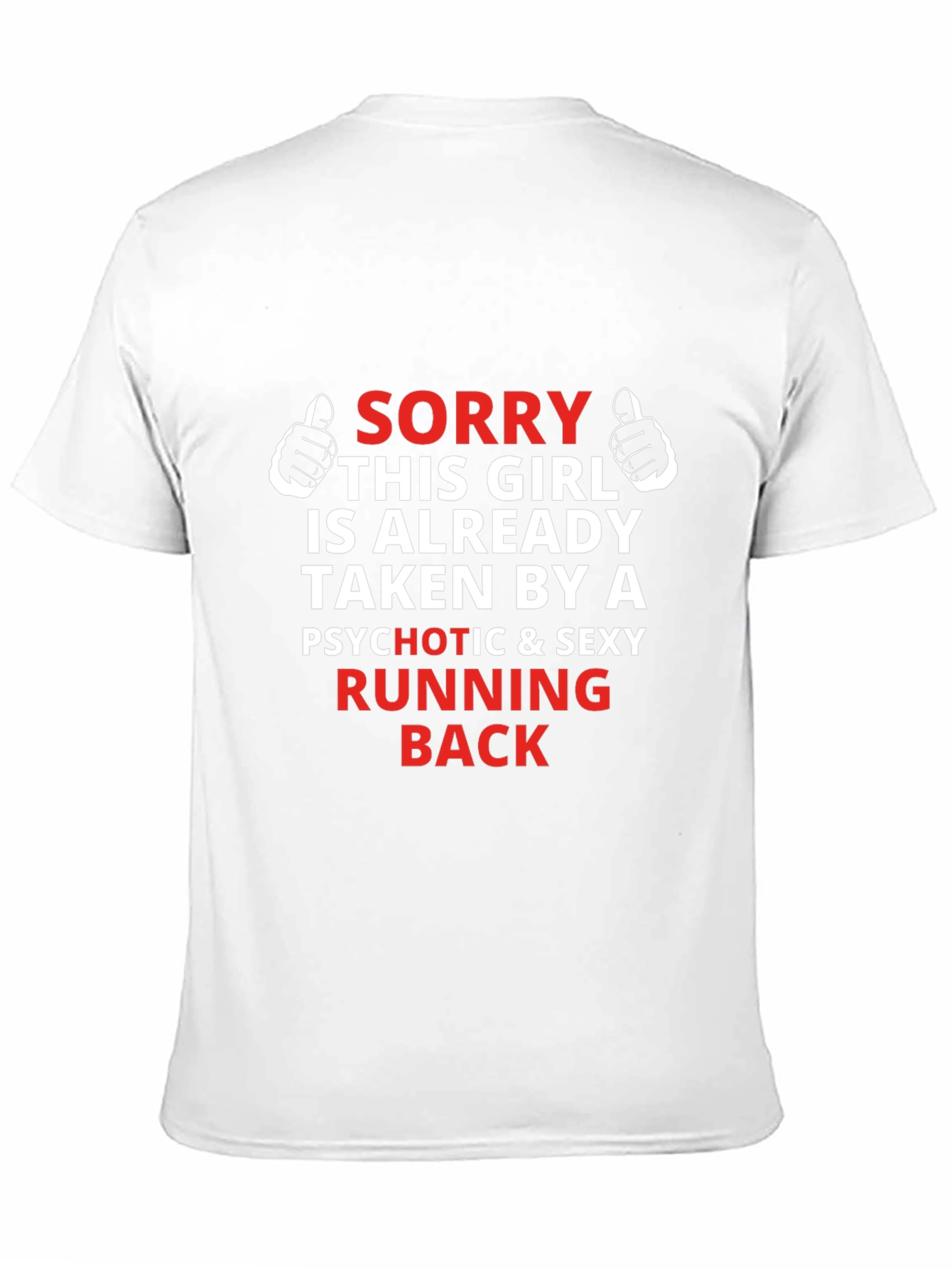 Funny Running Back Graphic Tee