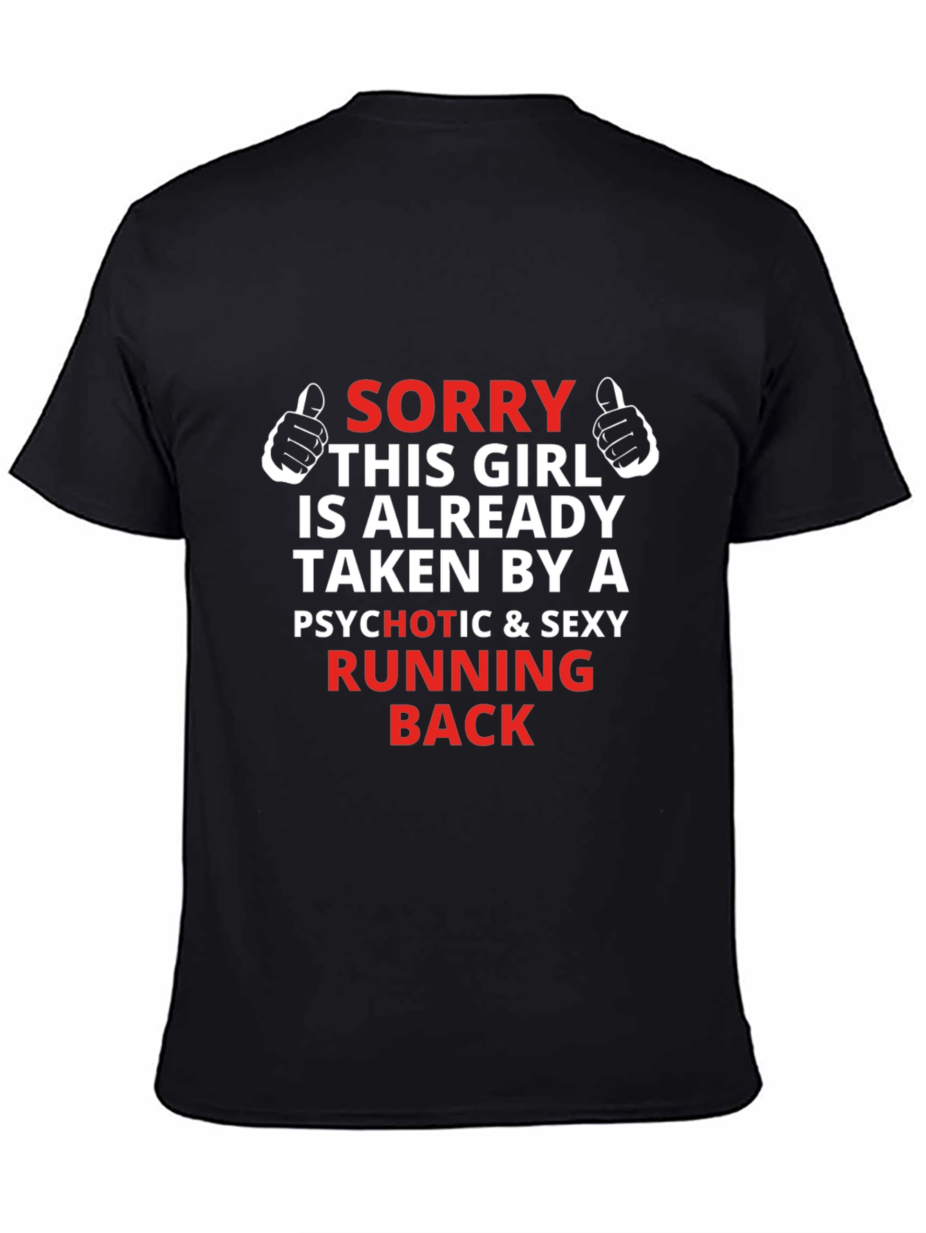 Funny Running Back Graphic Tee