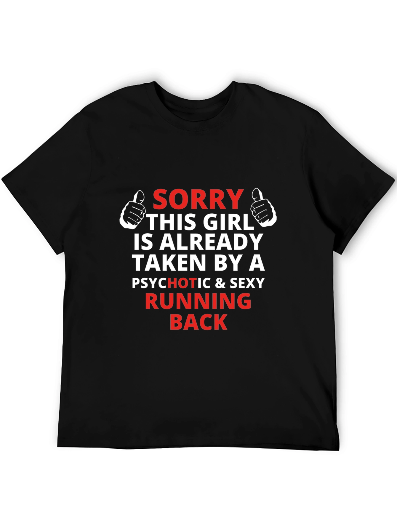 Funny Running Back Graphic Tee