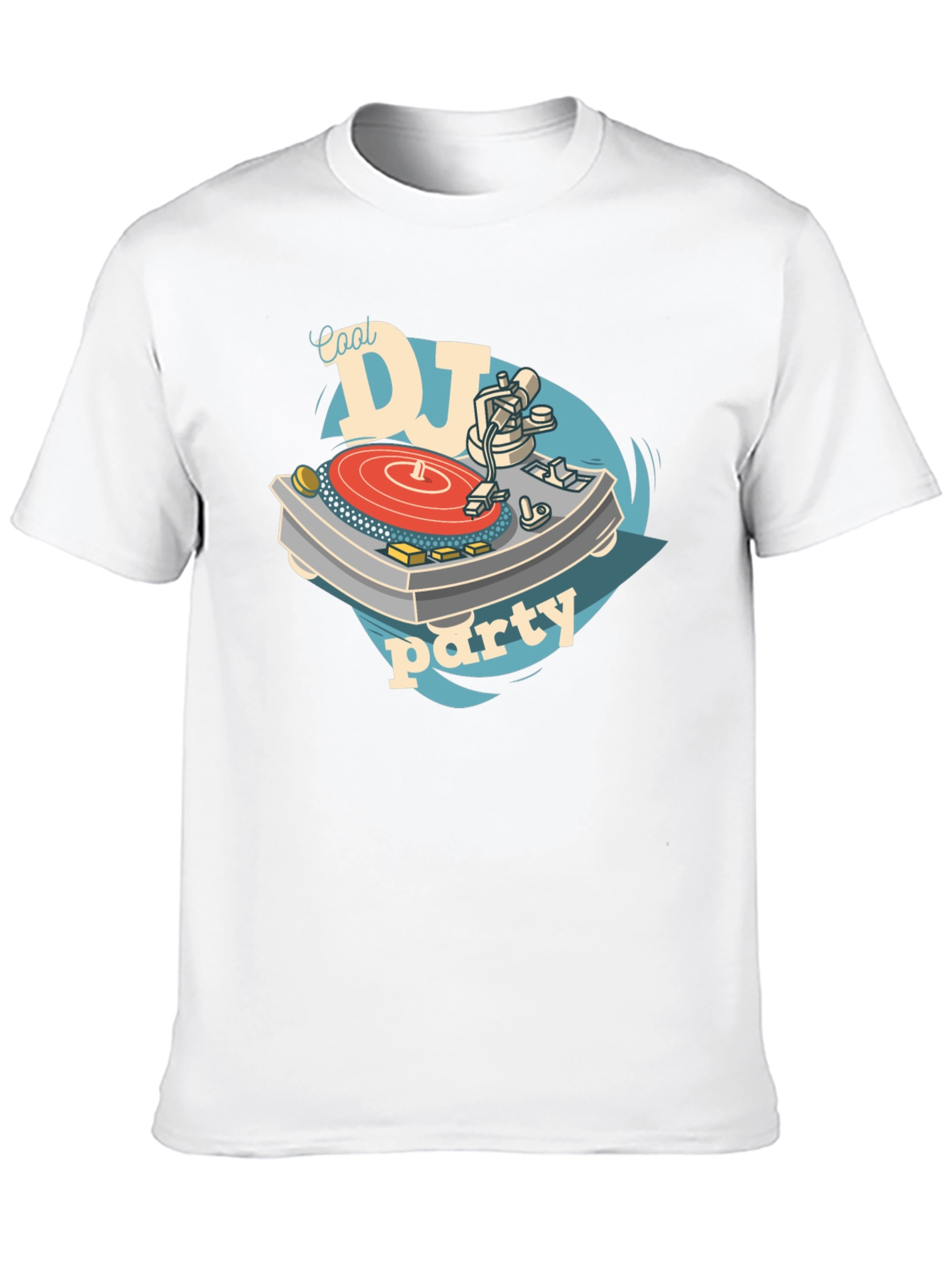 Cool DJ Party T-Shirt - Black