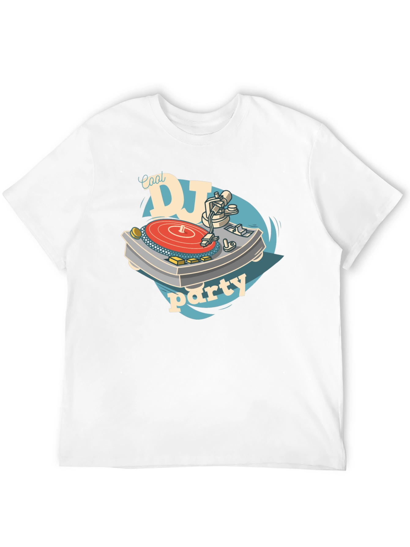 Cool DJ Party T-Shirt - Black