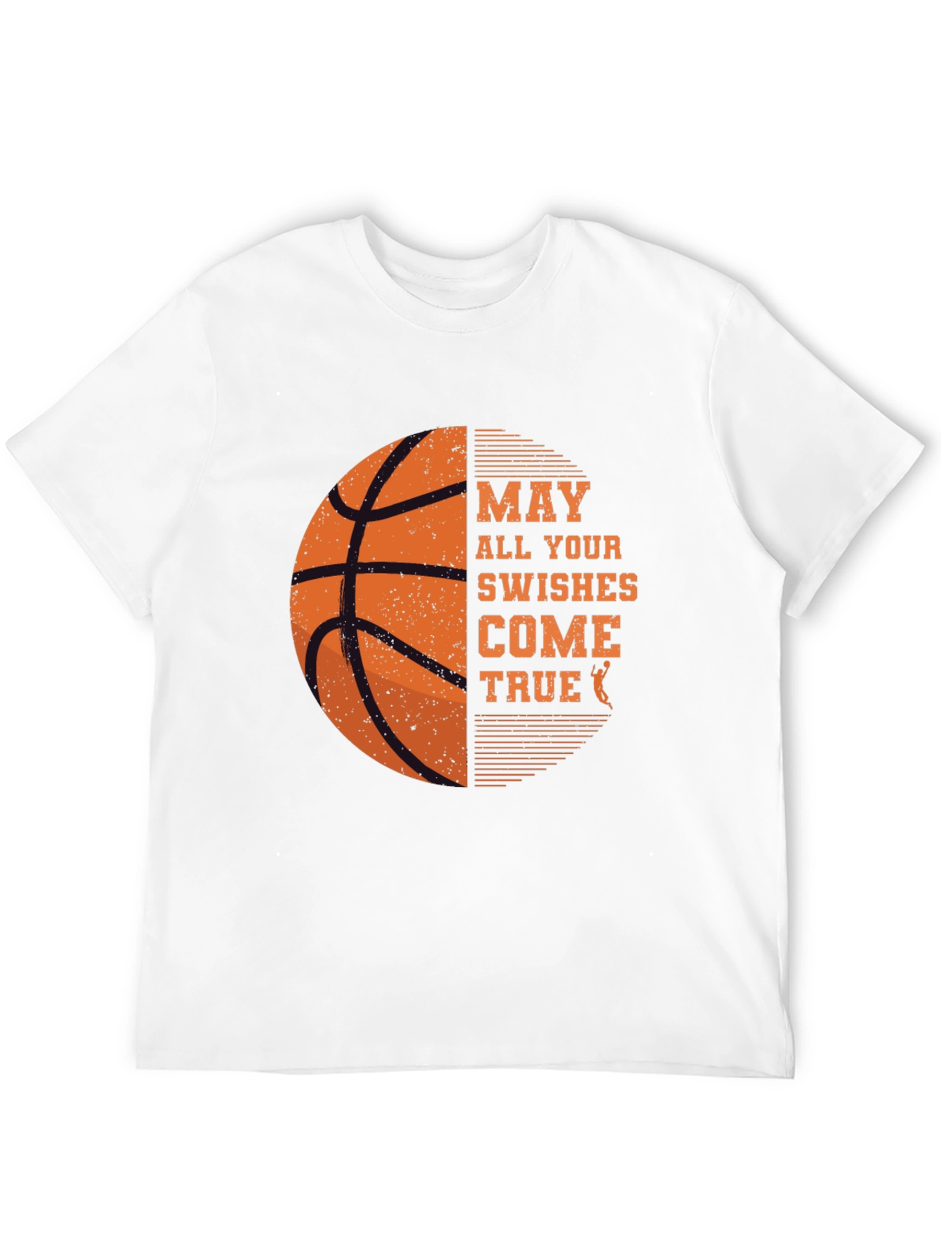 Basketball Swishes Come True Black T-Shirt