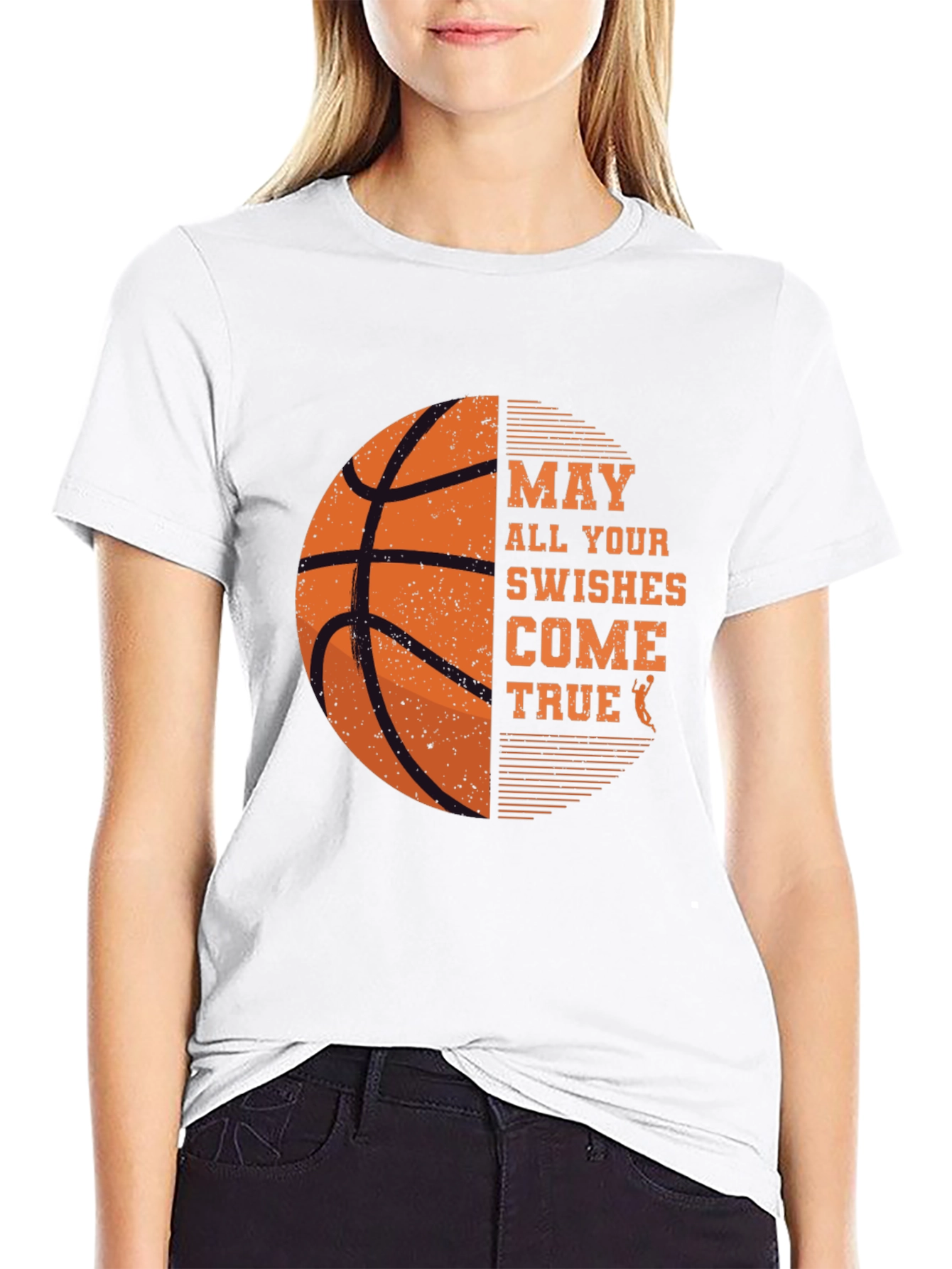 Basketball Swishes Come True Black T-Shirt