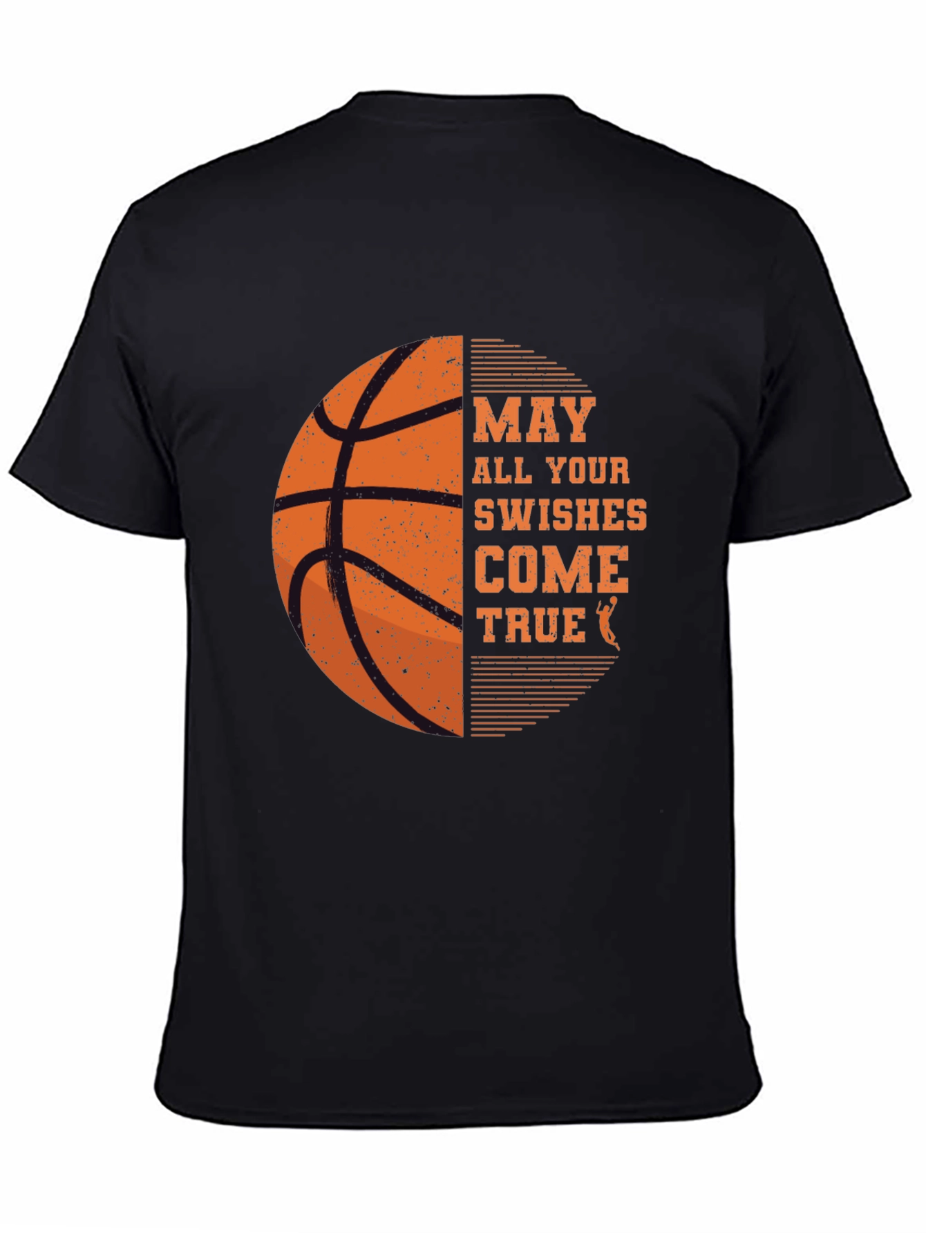 Basketball Swishes Come True Black T-Shirt