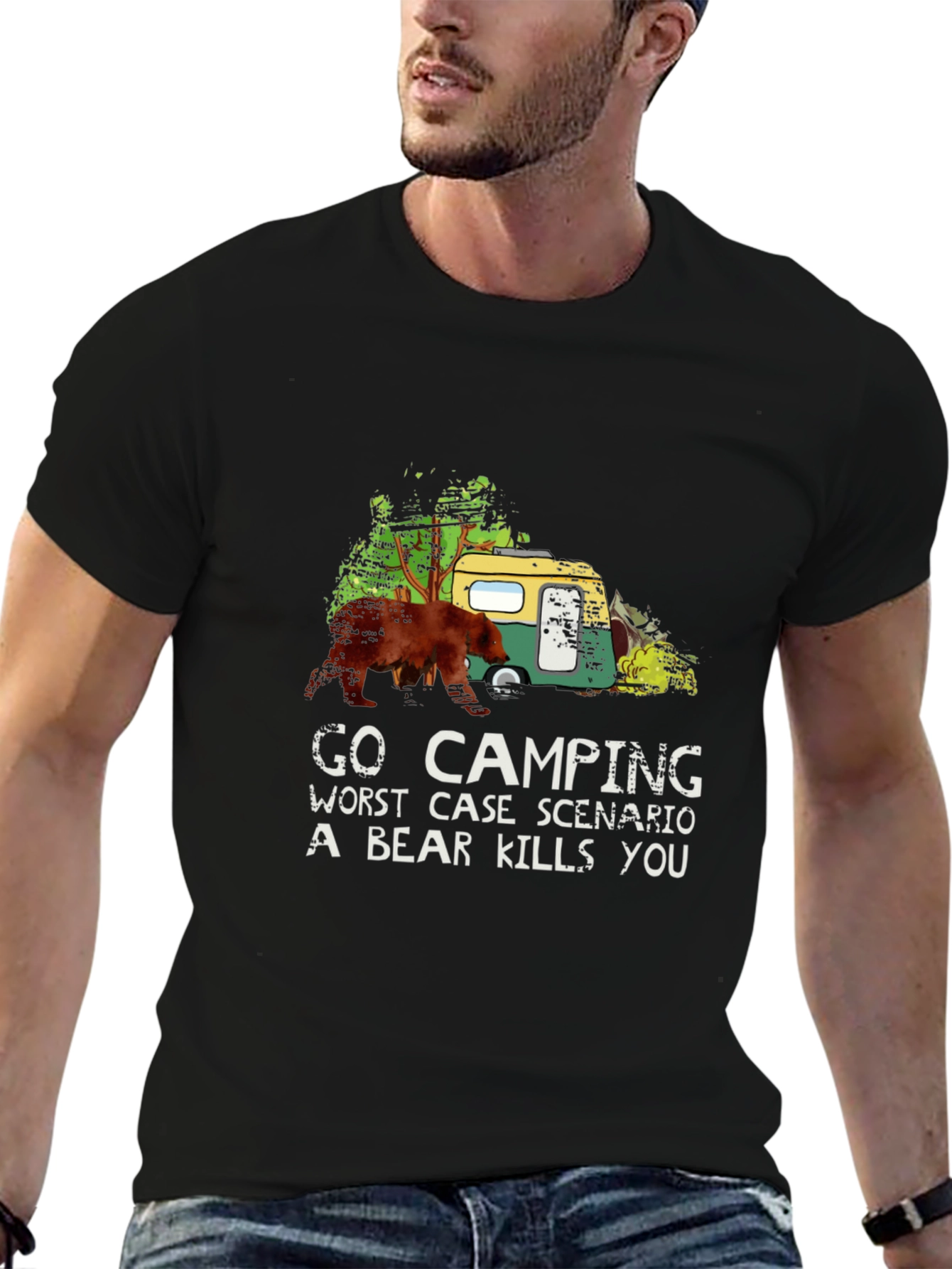 Go Camping Bear T-Shirt