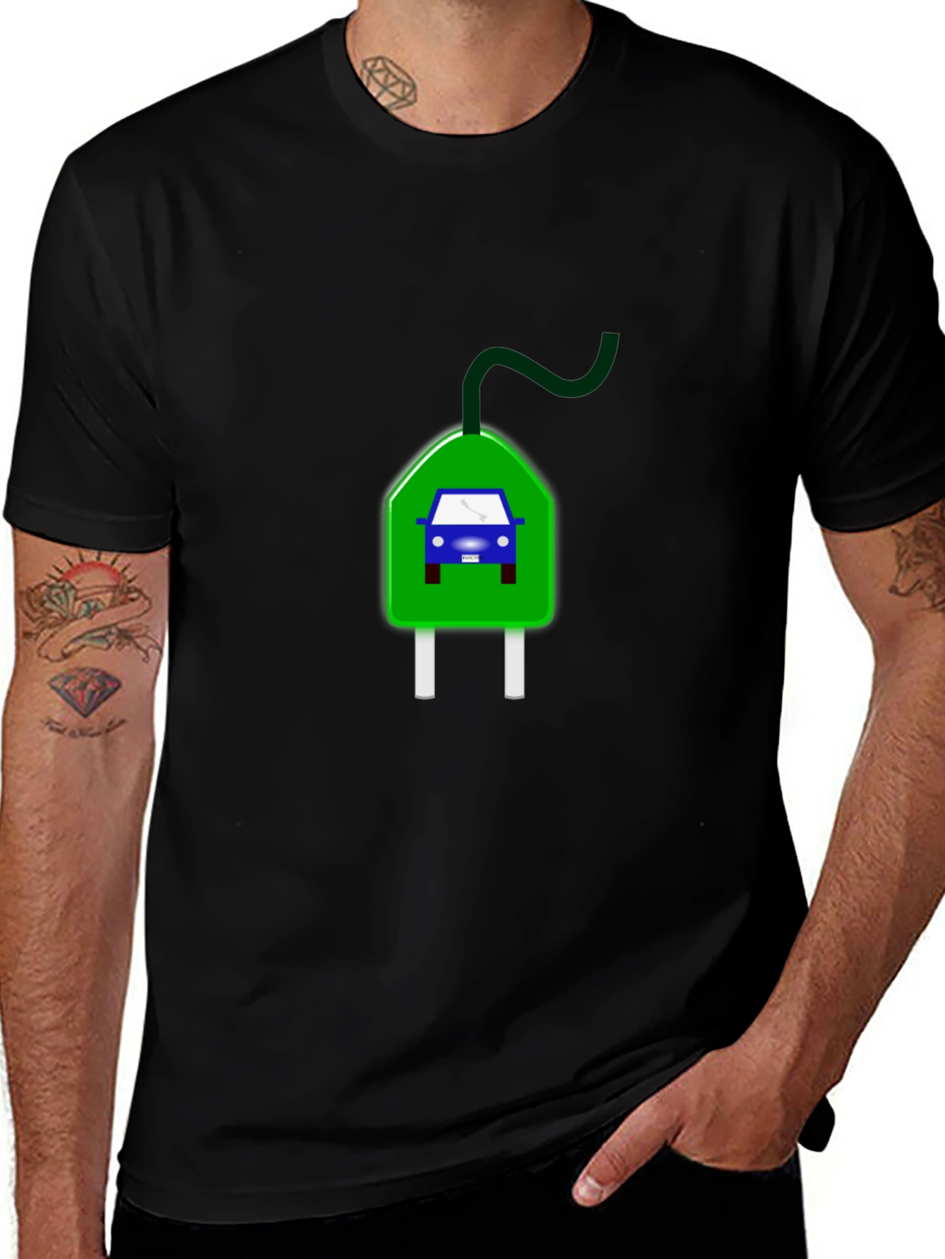 Electric Car Plug T-Shirt