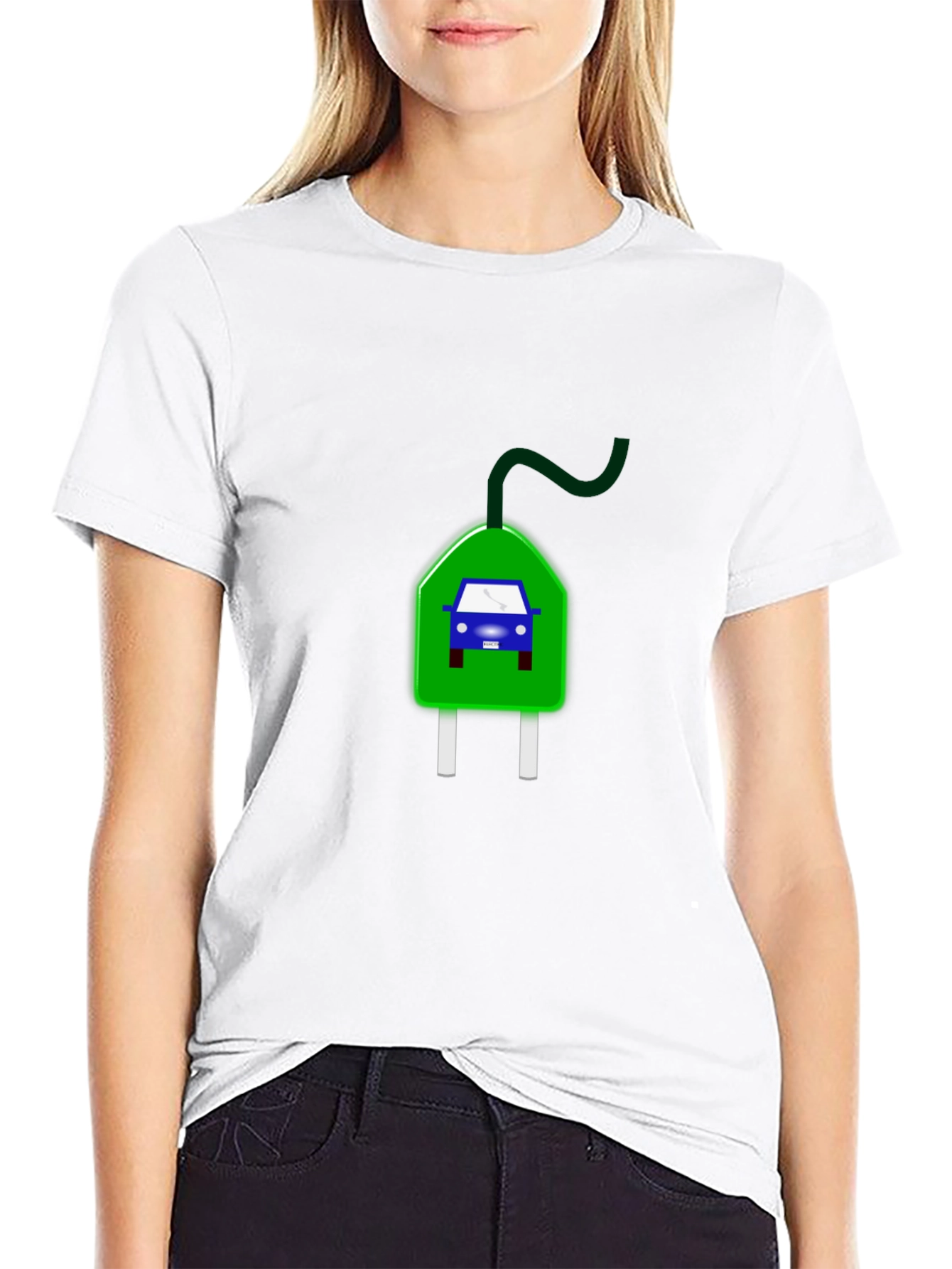 Electric Car Plug T-Shirt