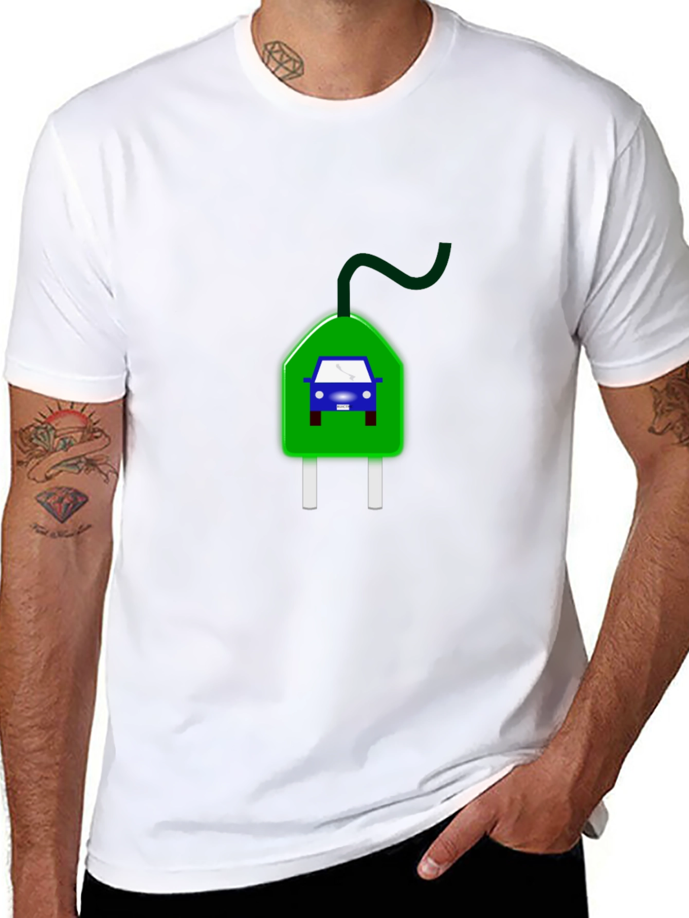 Electric Car Plug T-Shirt