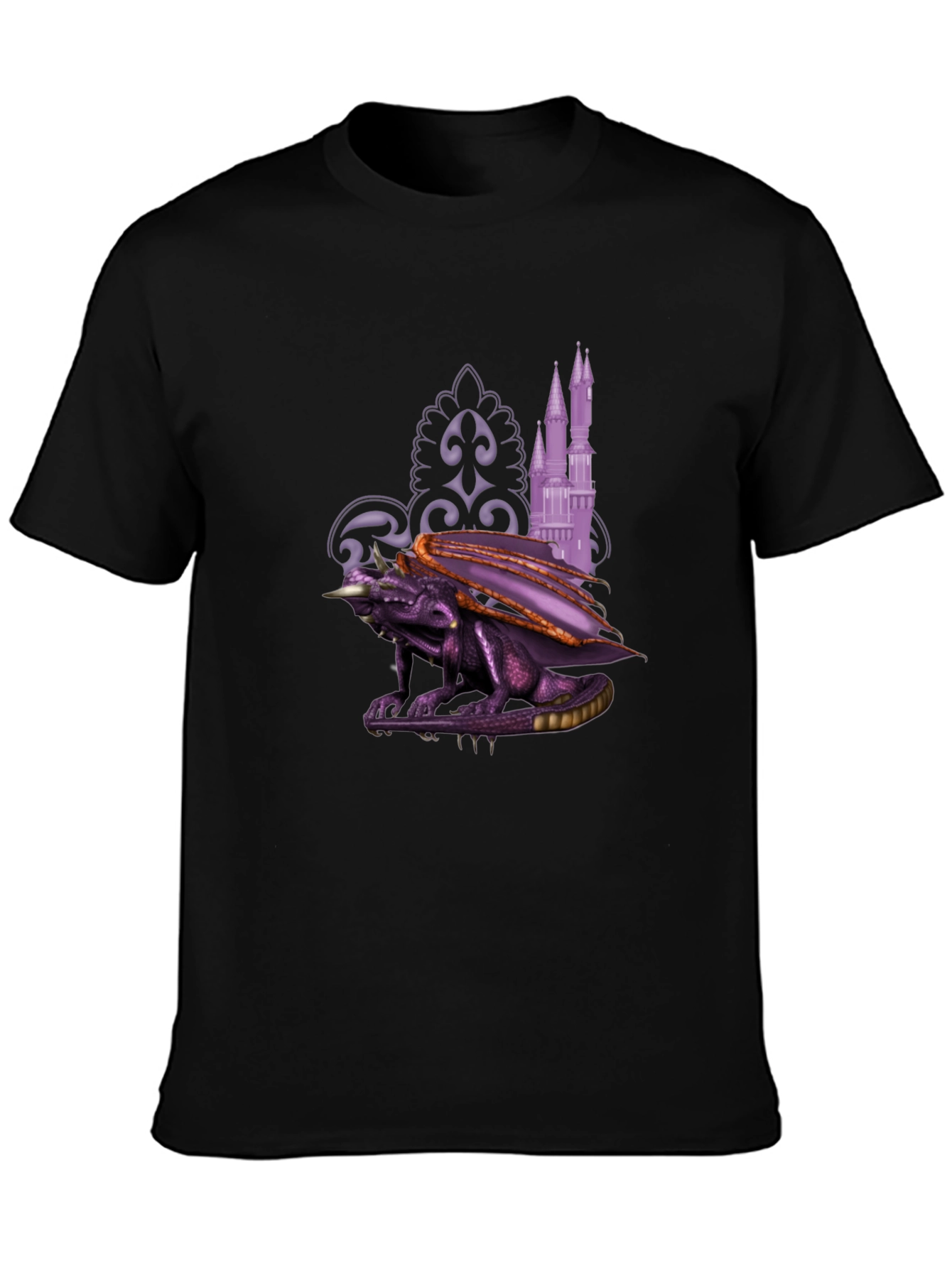 Fantasy Dragon Castle T-Shirt
