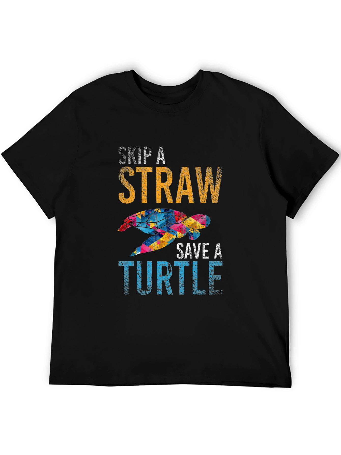 Skip A Straw Save A Turtle Graphic Tee
