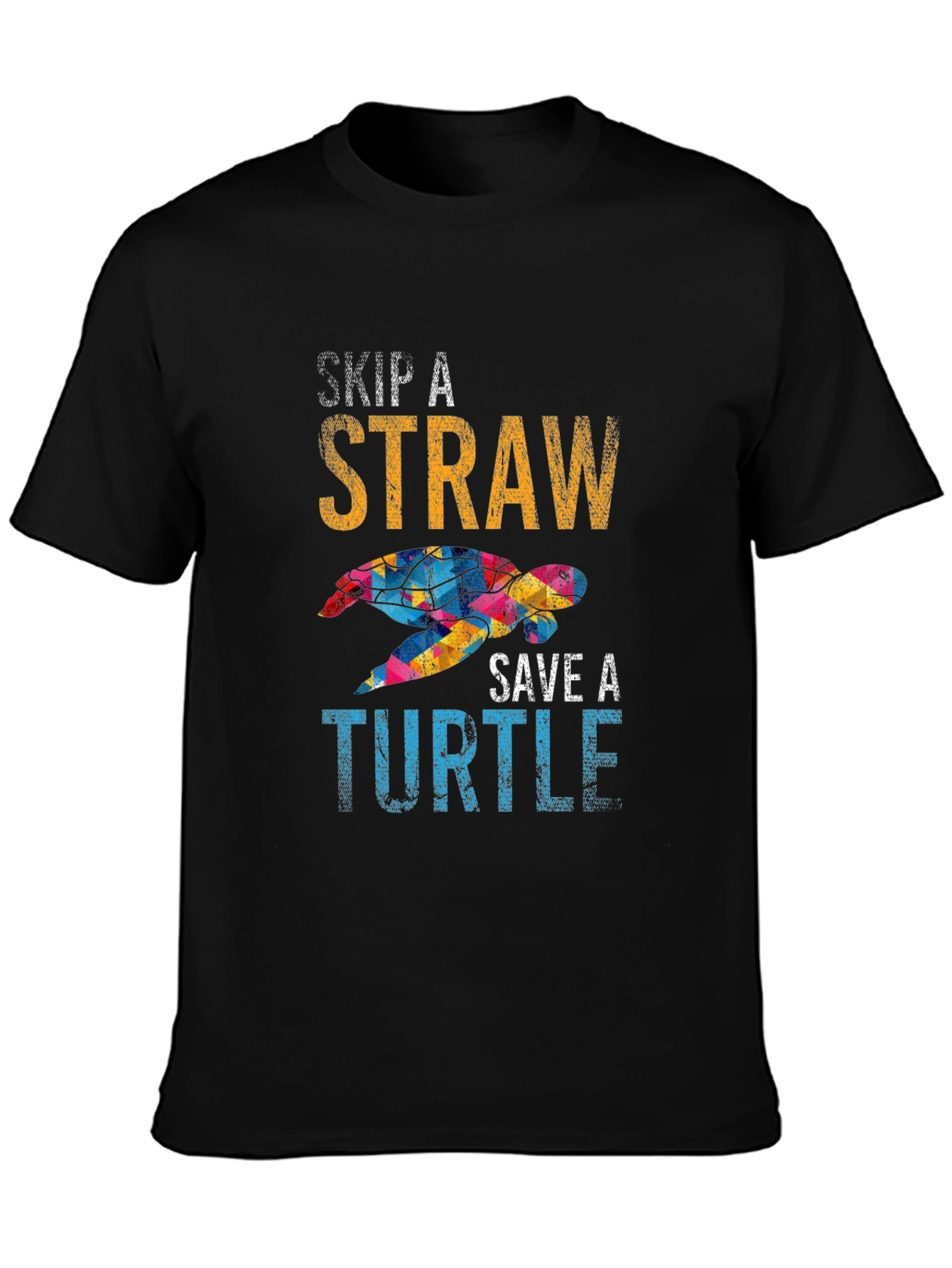 Skip A Straw Save A Turtle Graphic Tee