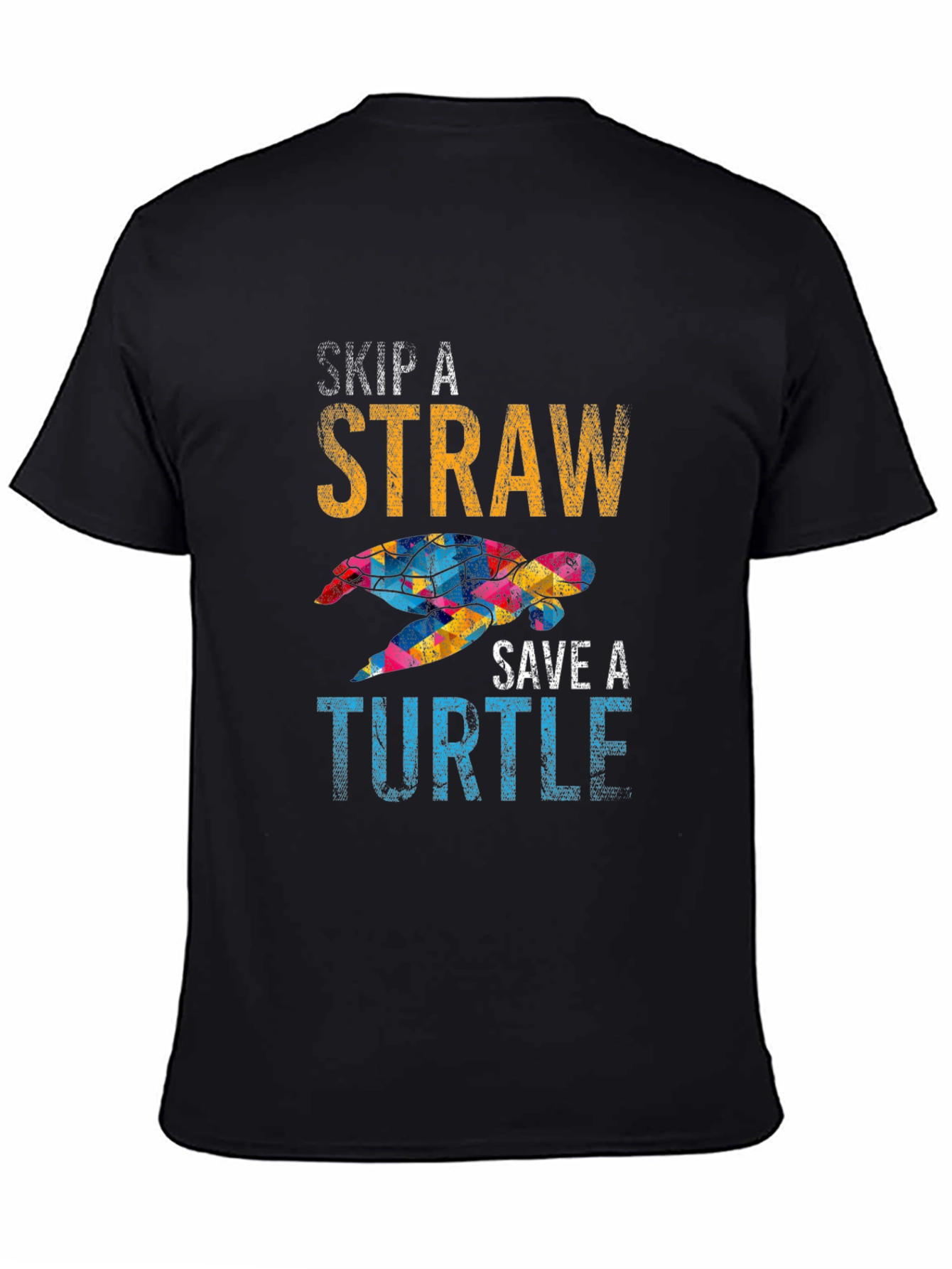 Skip A Straw Save A Turtle Graphic Tee