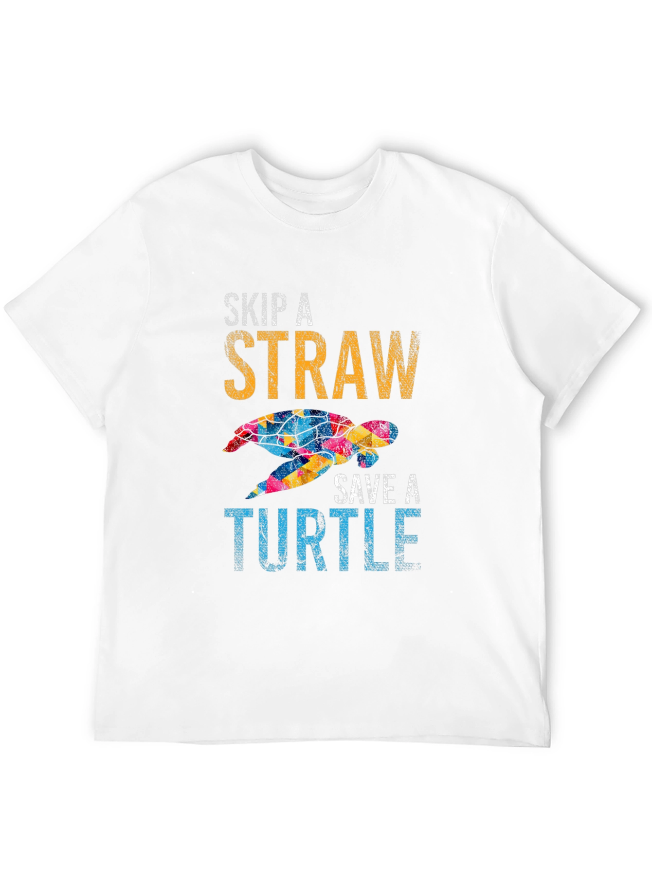 Skip A Straw Save A Turtle Graphic Tee
