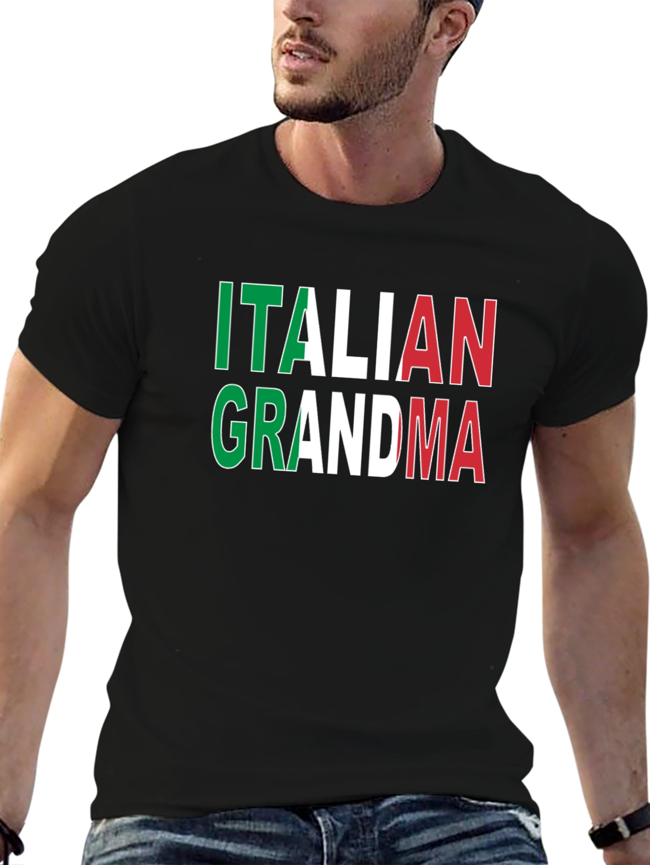 Italian Grandma T-Shirt - Italy Flag Pride
