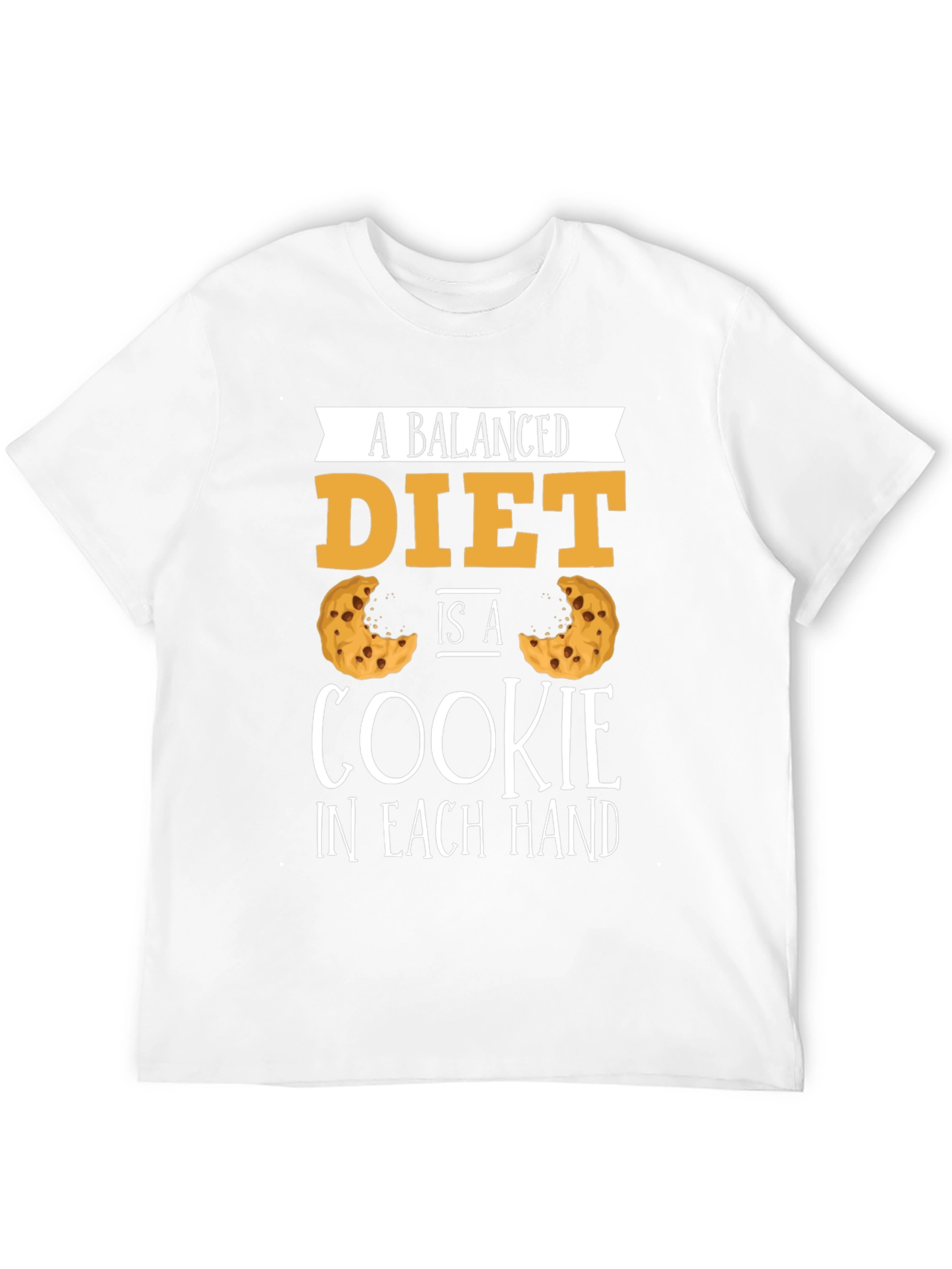 Balanced Diet Cookie T-Shirt - Funny Foodie Tee