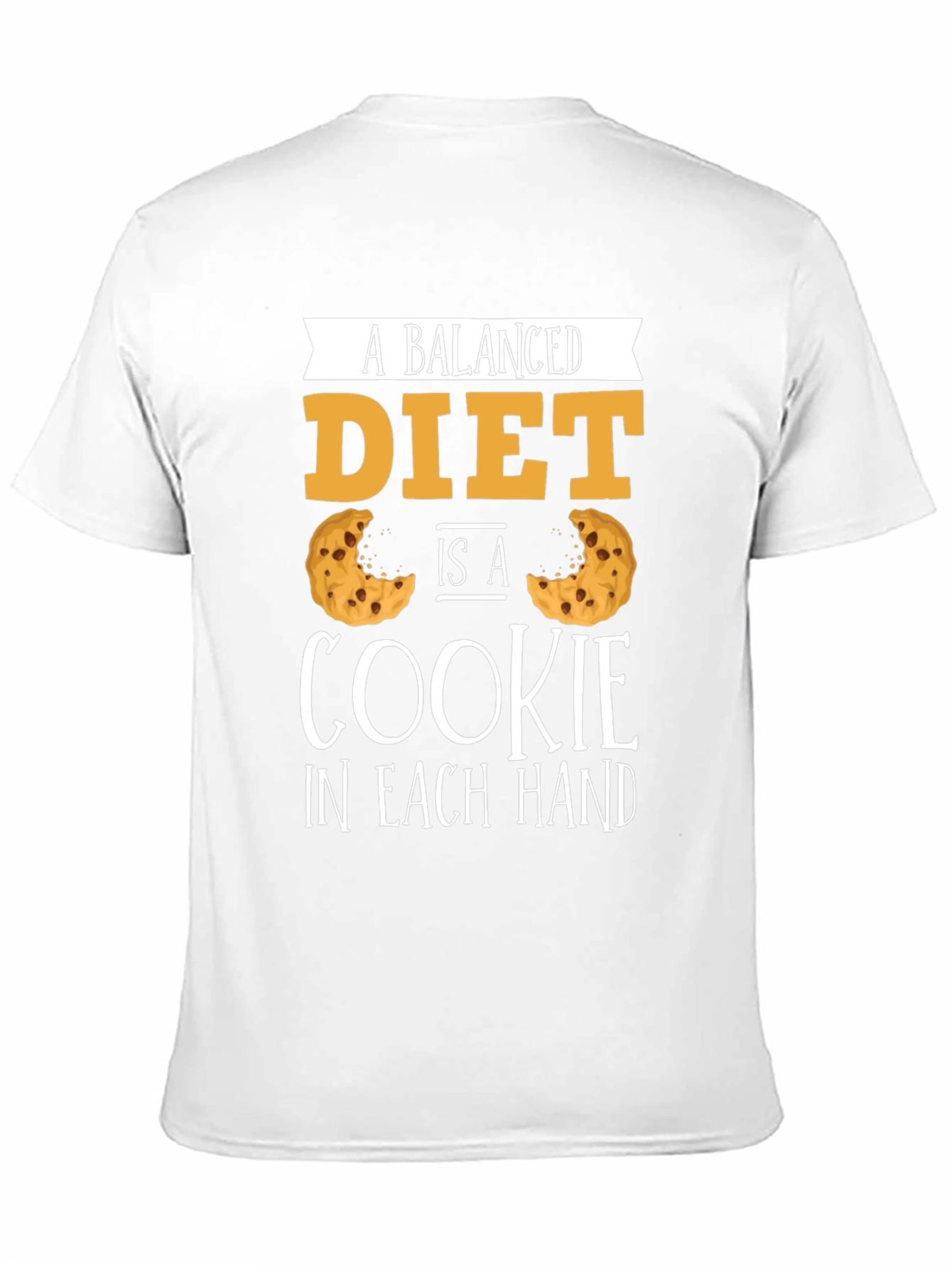 Balanced Diet Cookie T-Shirt - Funny Foodie Tee