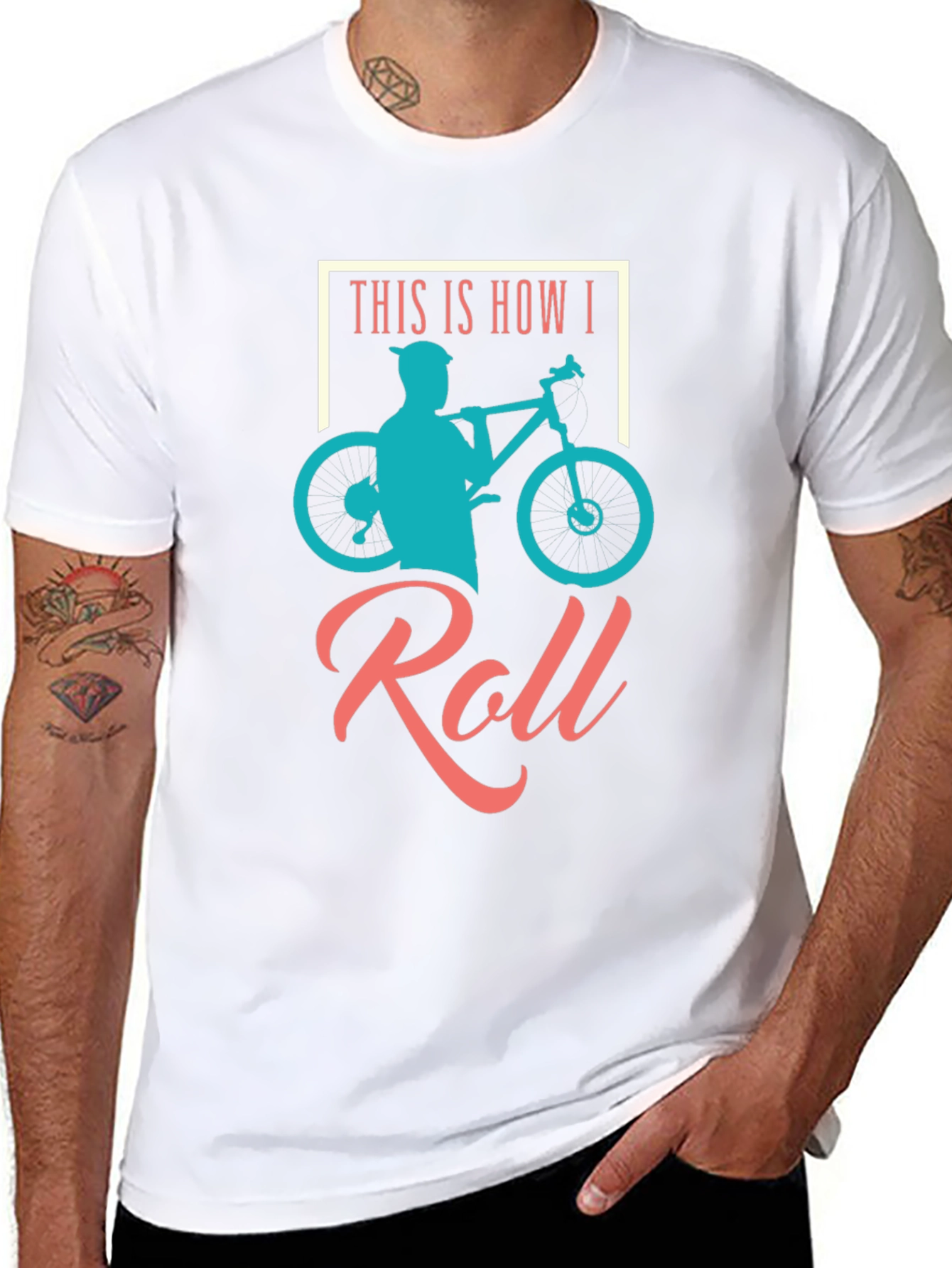 This is How I Roll - Biker Graphic Tee