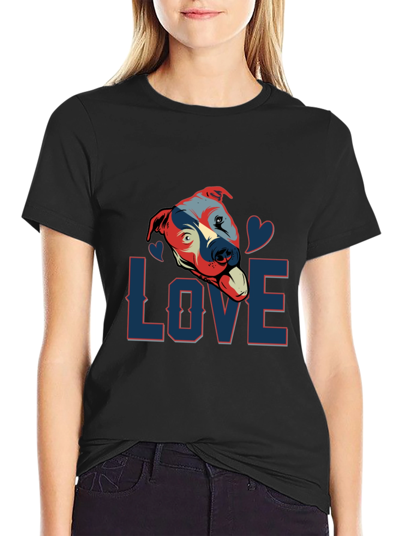 Pitbull Love Graphic Tee