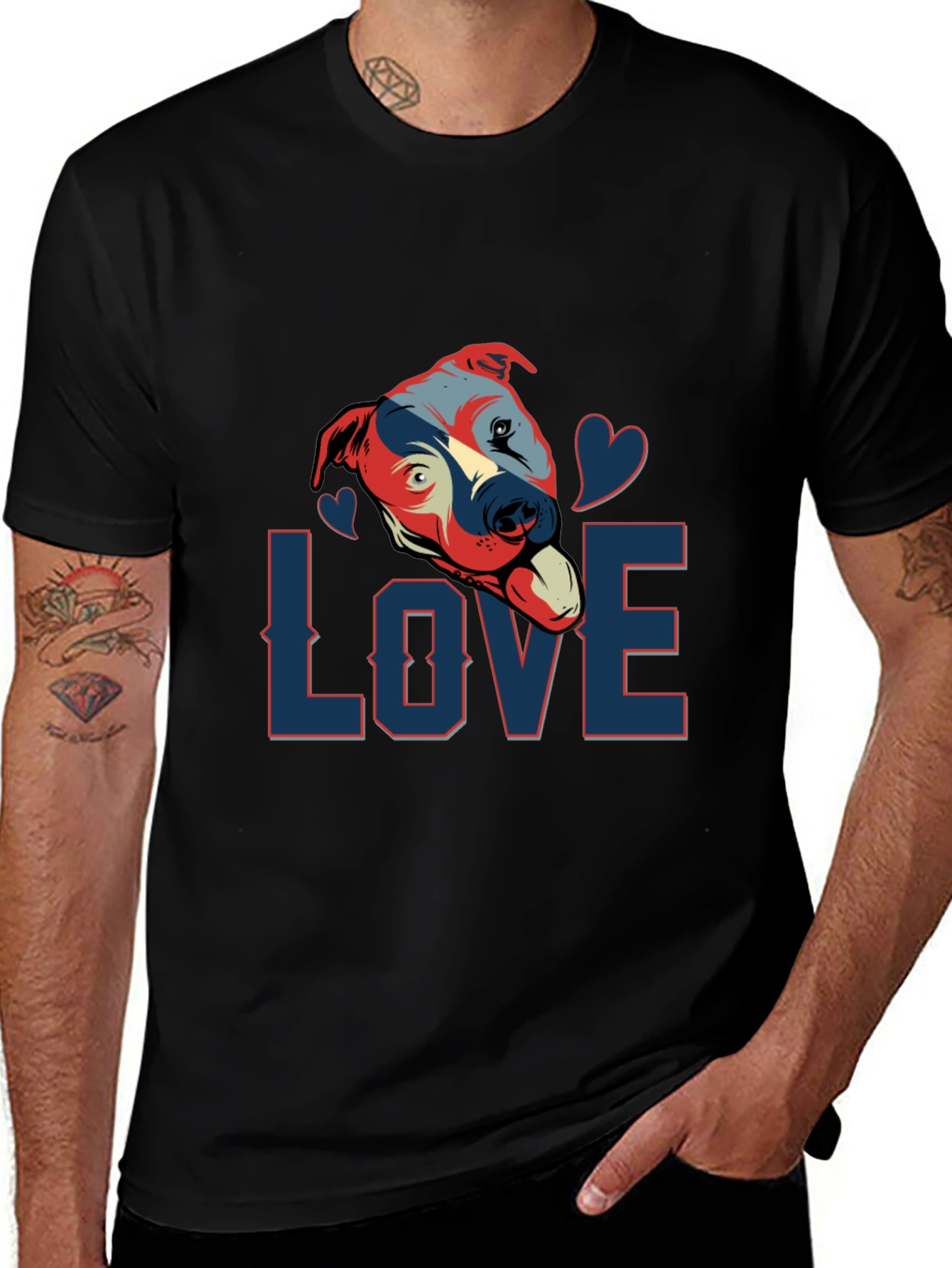 Pitbull Love Graphic Tee