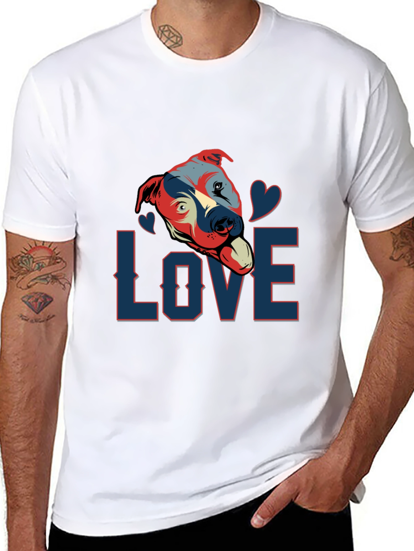 Pitbull Love Graphic Tee
