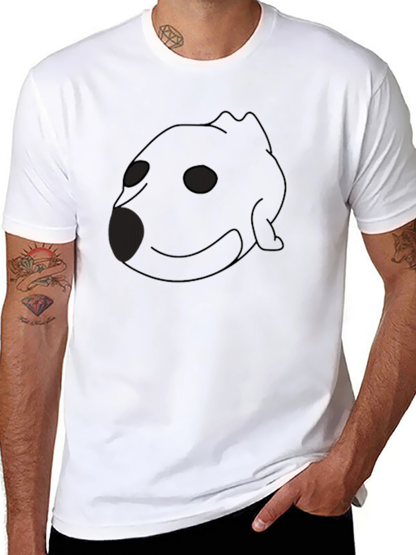 Smiling Creature Black Tee